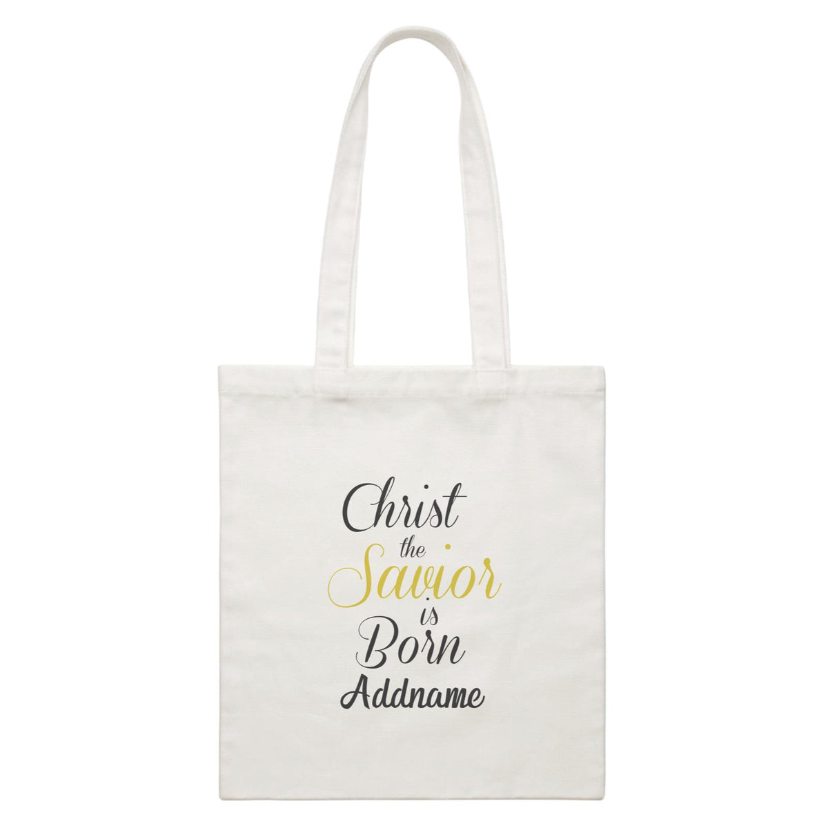Xmas Christ the Savior is Born Canvas Bag