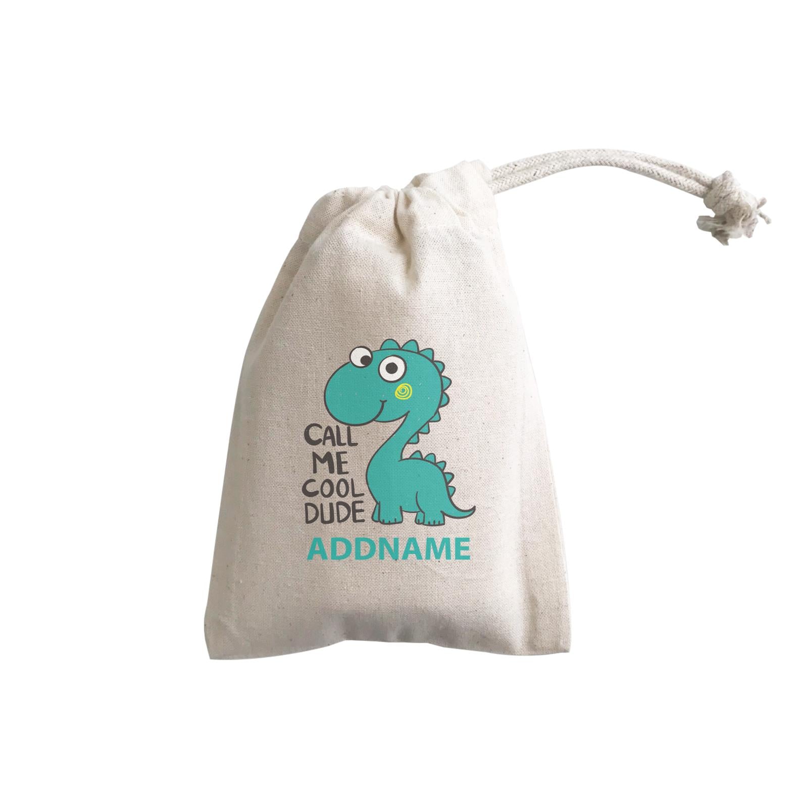Cool Cute Dinosaur Call Me Cool Dude Addname GP Gift Pouch