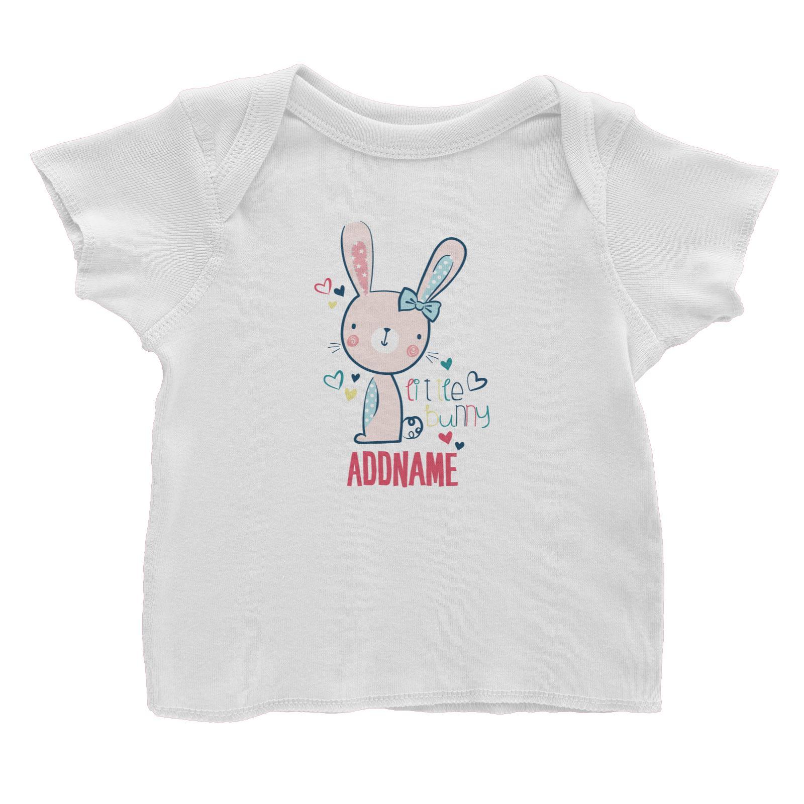 Cool Vibrant Series Cute Little Bunny Addname Baby T-Shirt