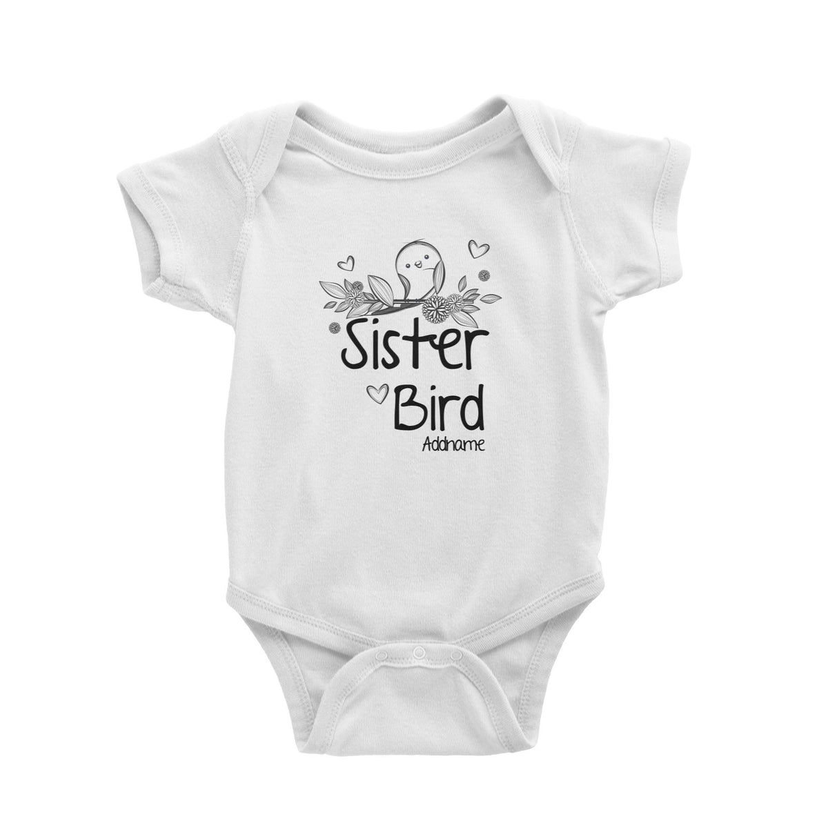 Sister Bird Baby Romper
