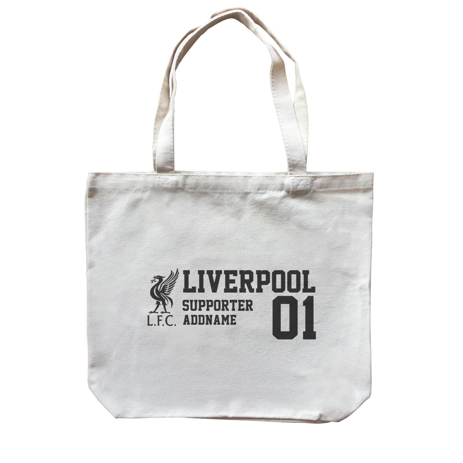 Liverpool Football Supporter Accessories Addname Canvas Bag