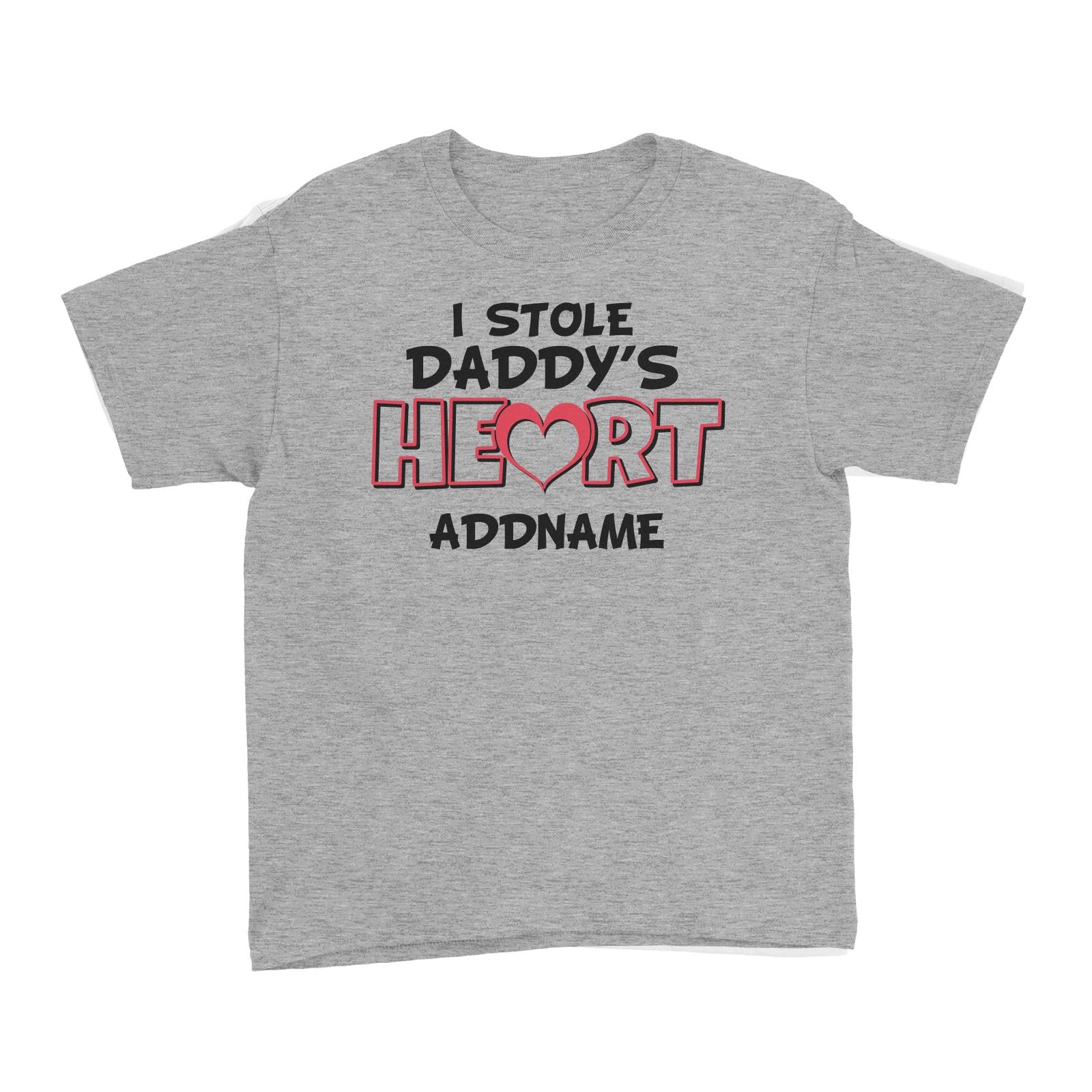 I Stole Daddys heart Kid's T-Shirt
