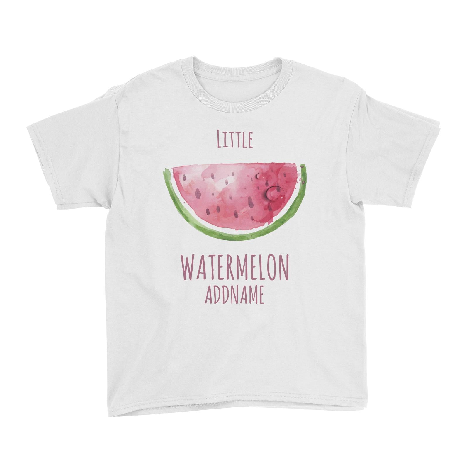 Little Watermelon White Kid's T-Shirt