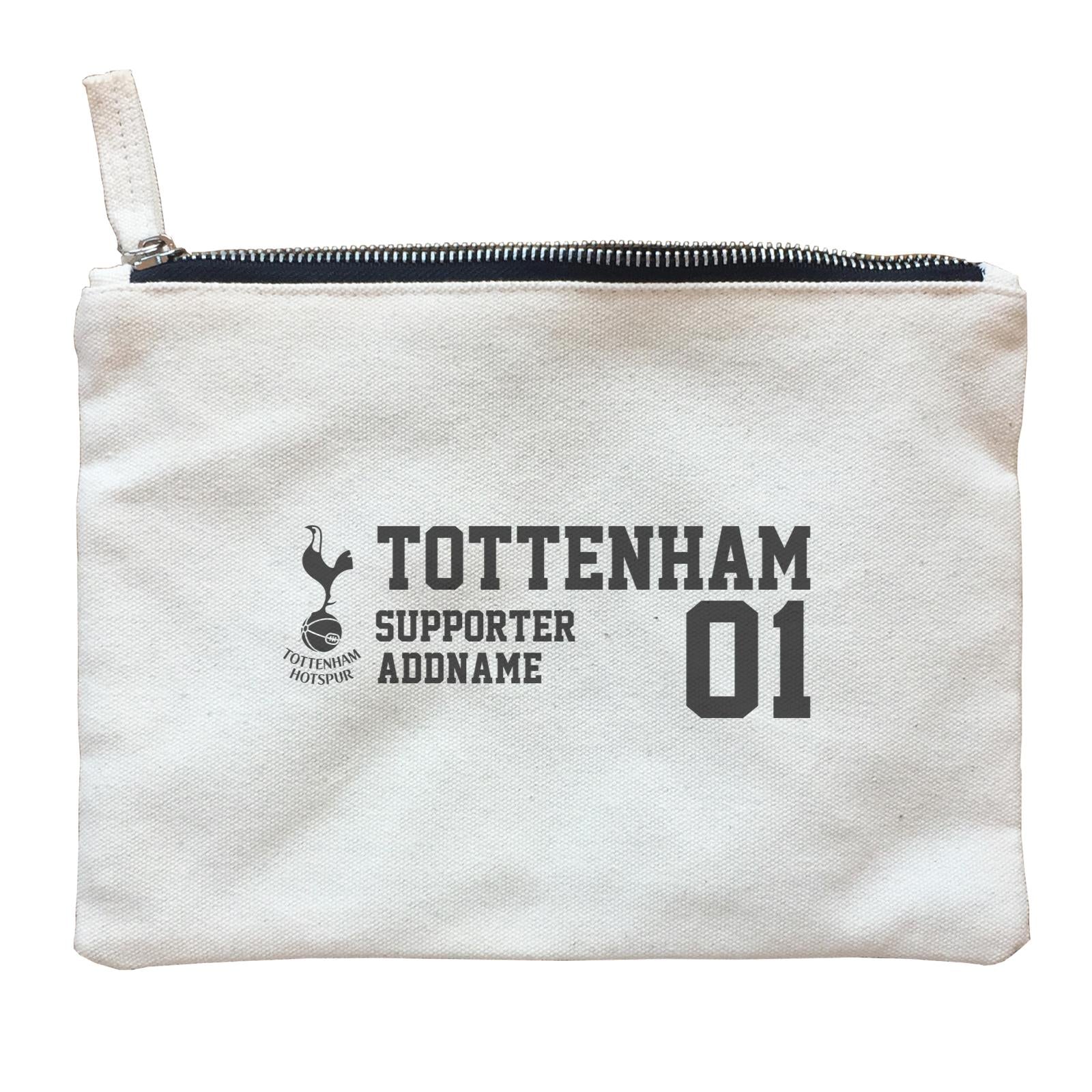 Tottenham Hotspur Football Supporter Accessories Addname Zipper Pouch