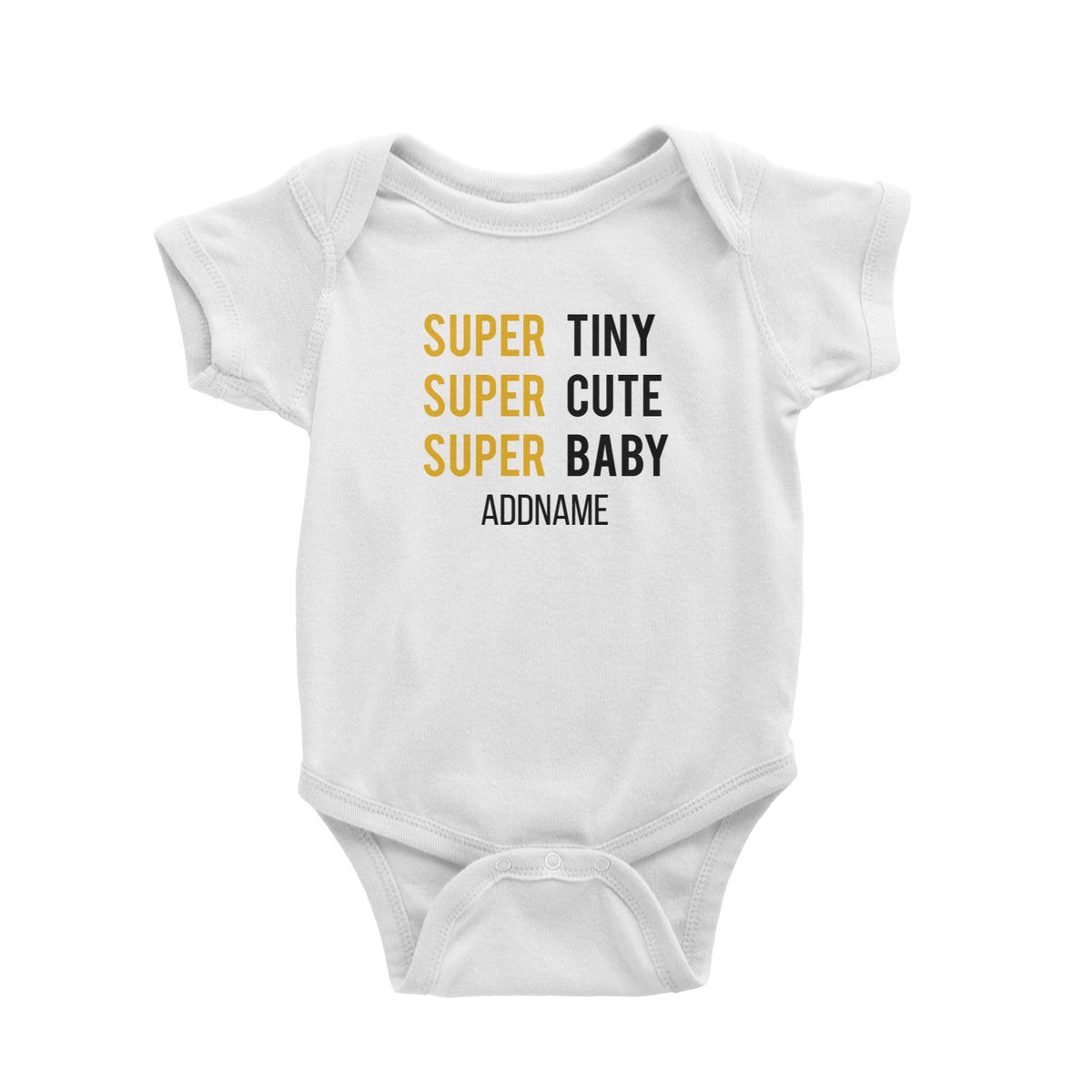 Super Tiny Super Cute Super Baby Baby Romper
