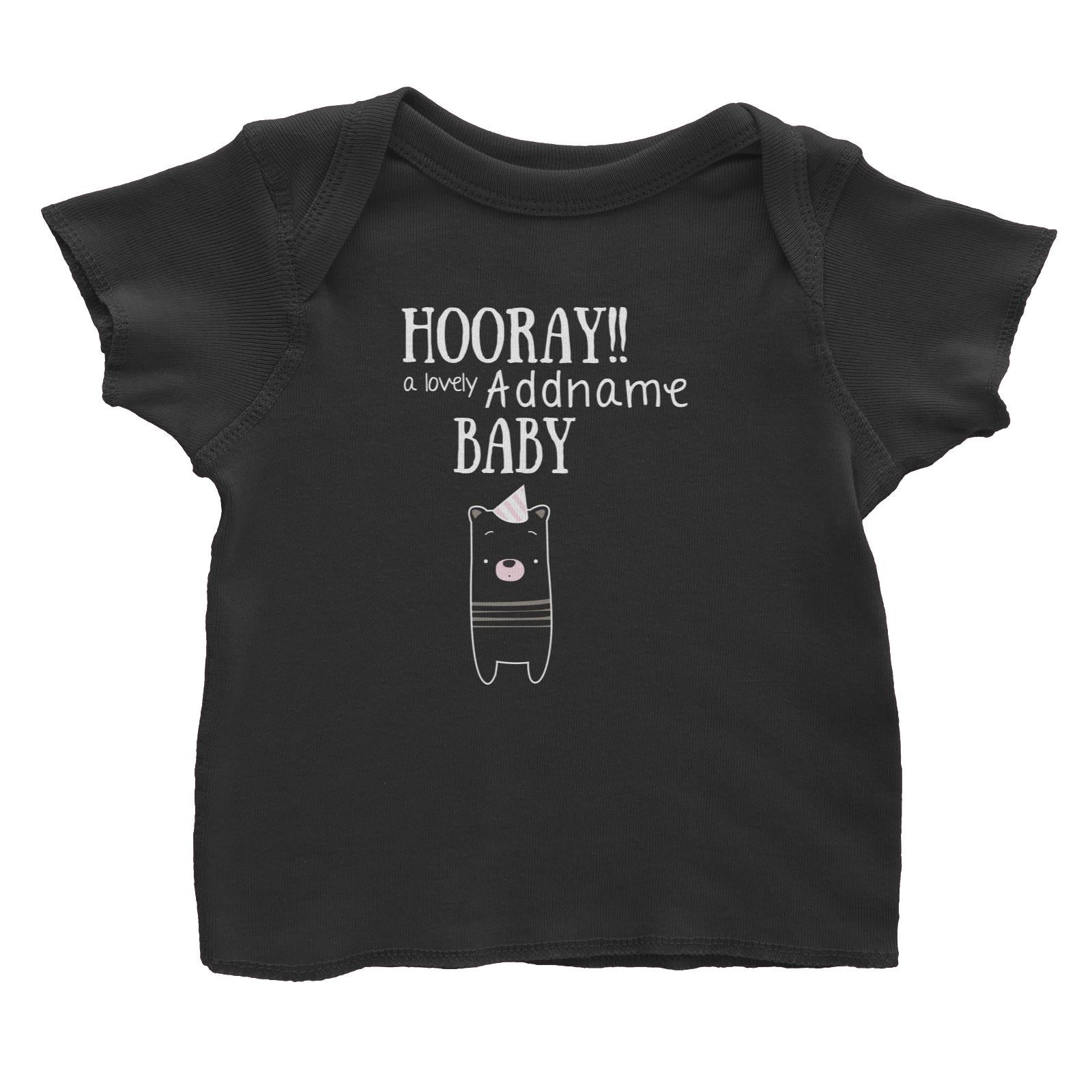Cute Animals and Friends Series 2 Bear Hooray A Lovely Addname Baby Baby T-Shirt