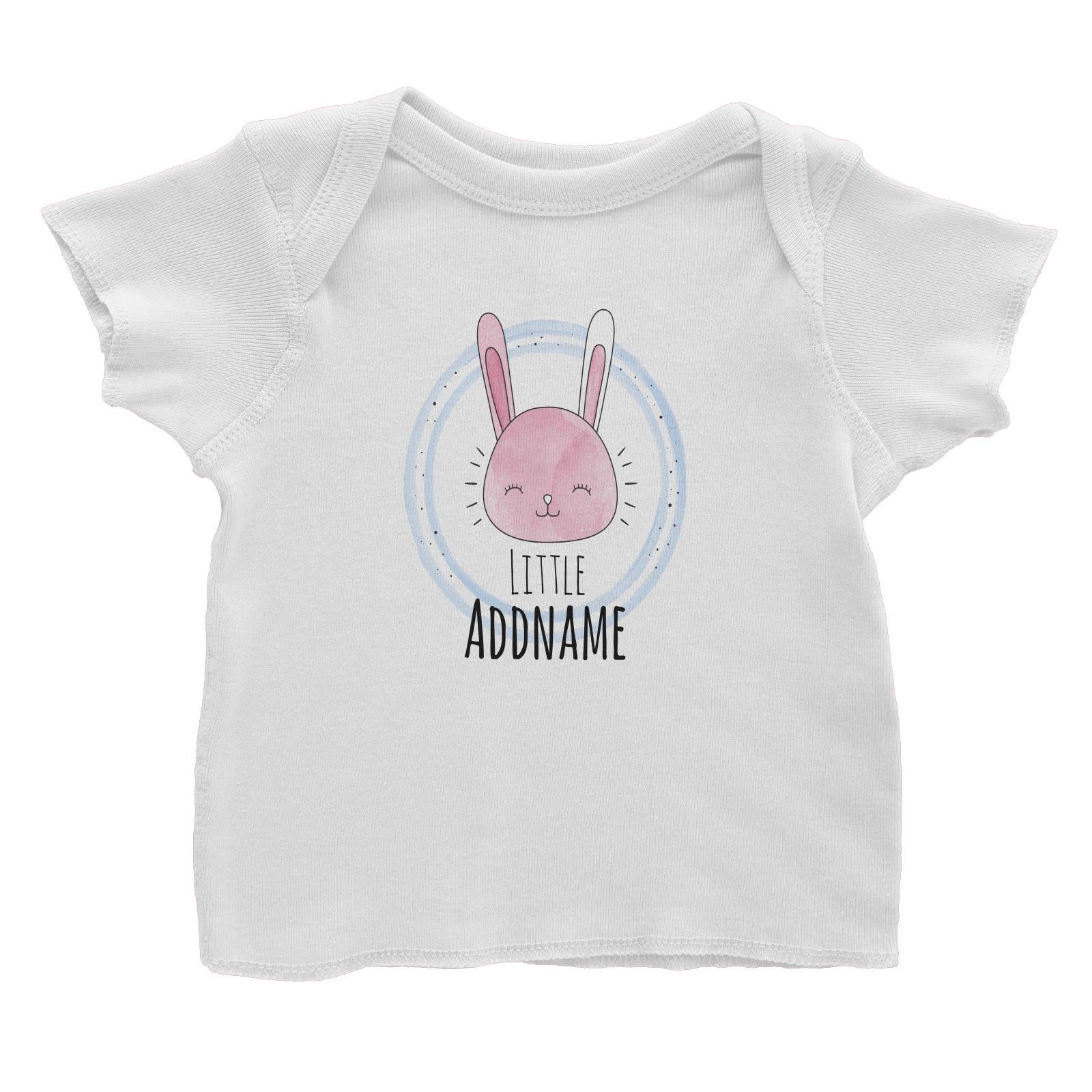 Drawn Adorable Animals Little Rabbit Addname Baby T-Shirt