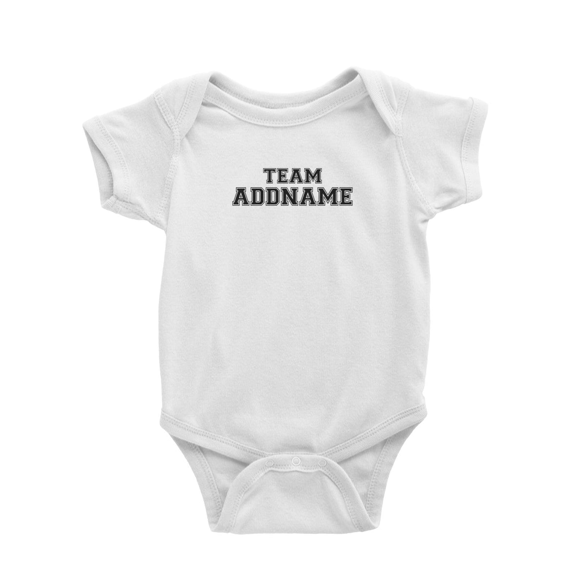 Team Addname Baby Romper