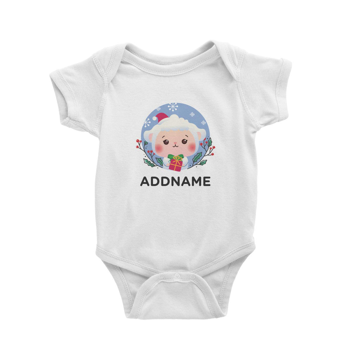 Christmas Cute Animal Series Cute Sheep Baby Romper