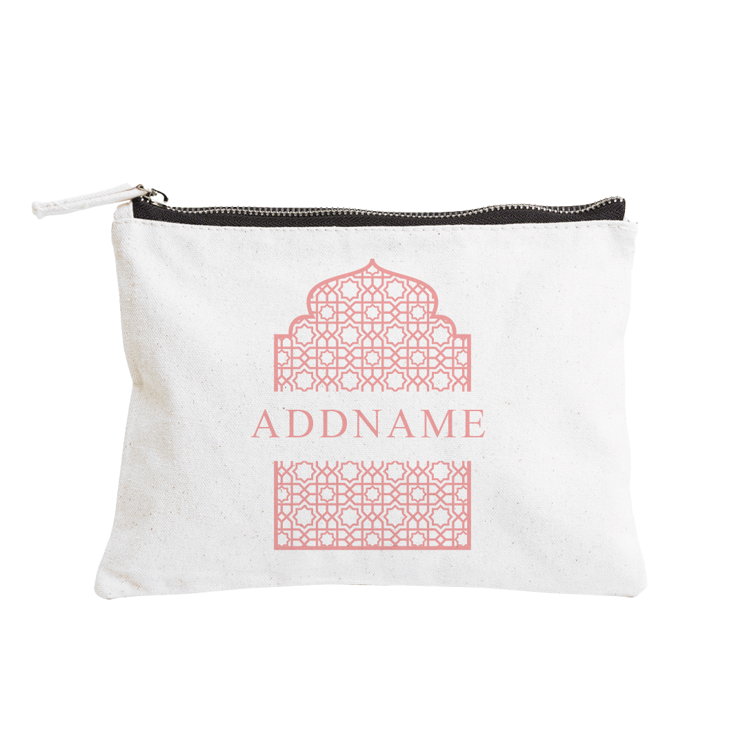 Annas Series - Pastel Peach Accessories Zipper Pouch