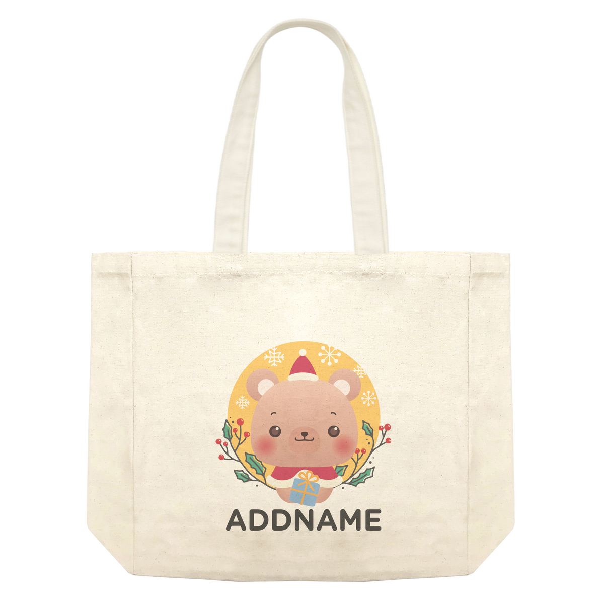 Christmas Cute Animal Series Cute Bear Shopping Bag