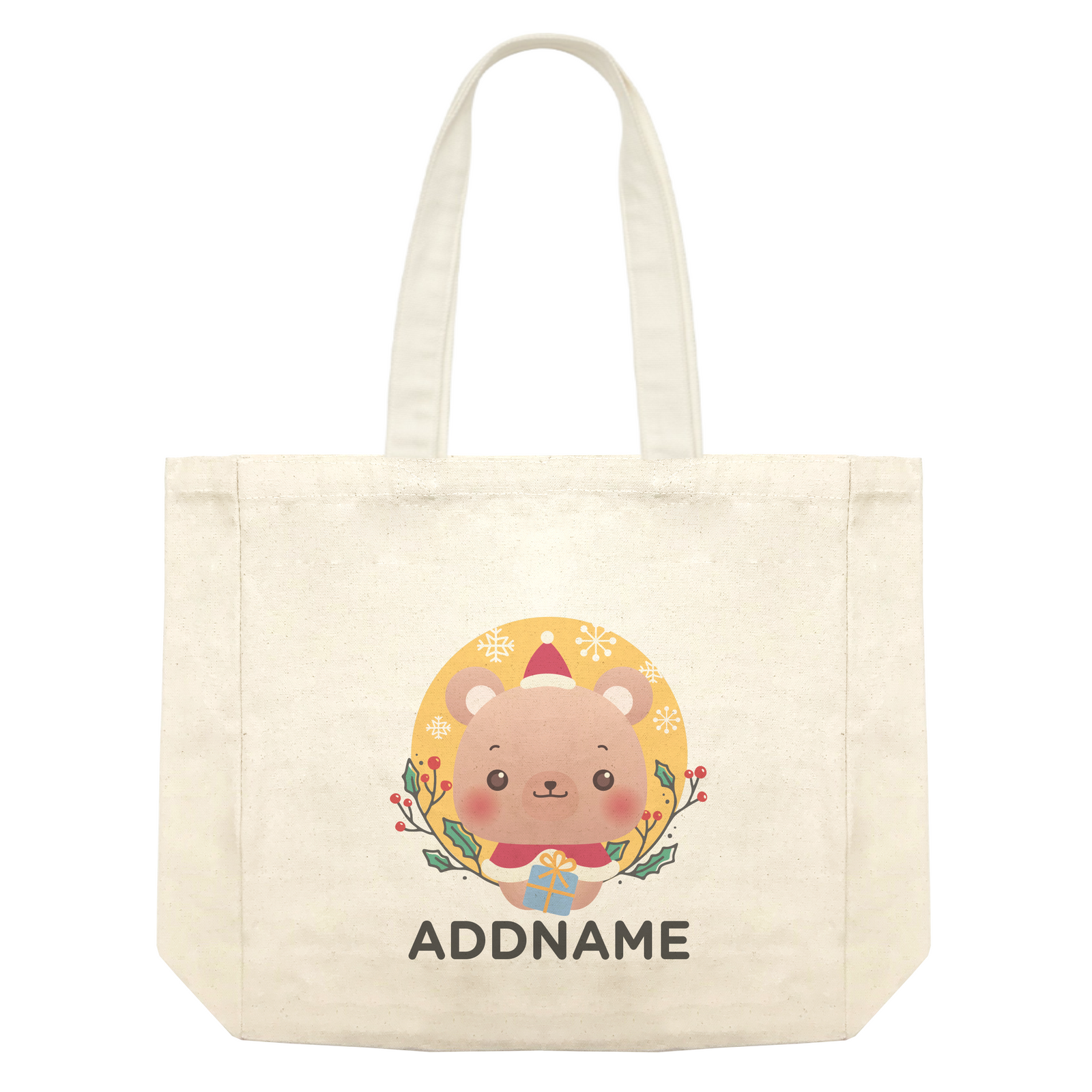 Christmas Cute Animal Series Cute Bear Shopping Bag