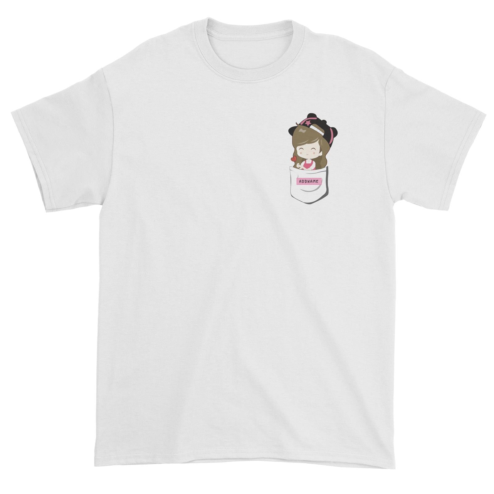 My Lovely Family Series Pocket Size Mommy Addname Unisex T-Shirt (FLASH DEAL)