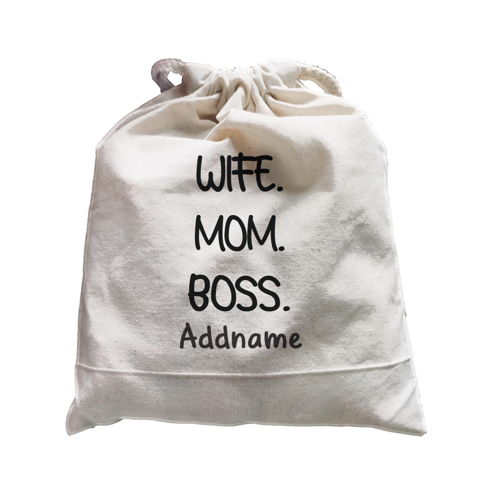 Girl Boss Quotes Cute Typefont Wife Mom Boss Addname Satchel