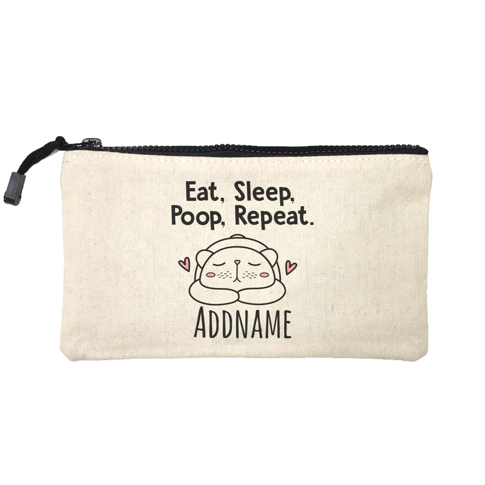Drawn Baby Elements Eat, Sleep, Poop, Repeat Bear Addname Mini Accessories Stationery Pouch
