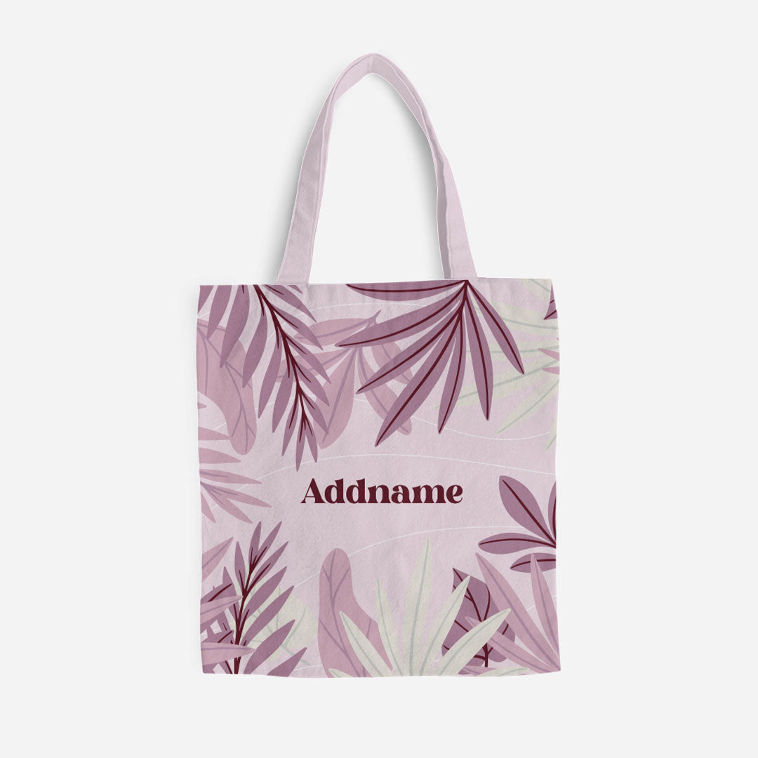 Suasana Series Full Print Canvas Bag - Ash Pink