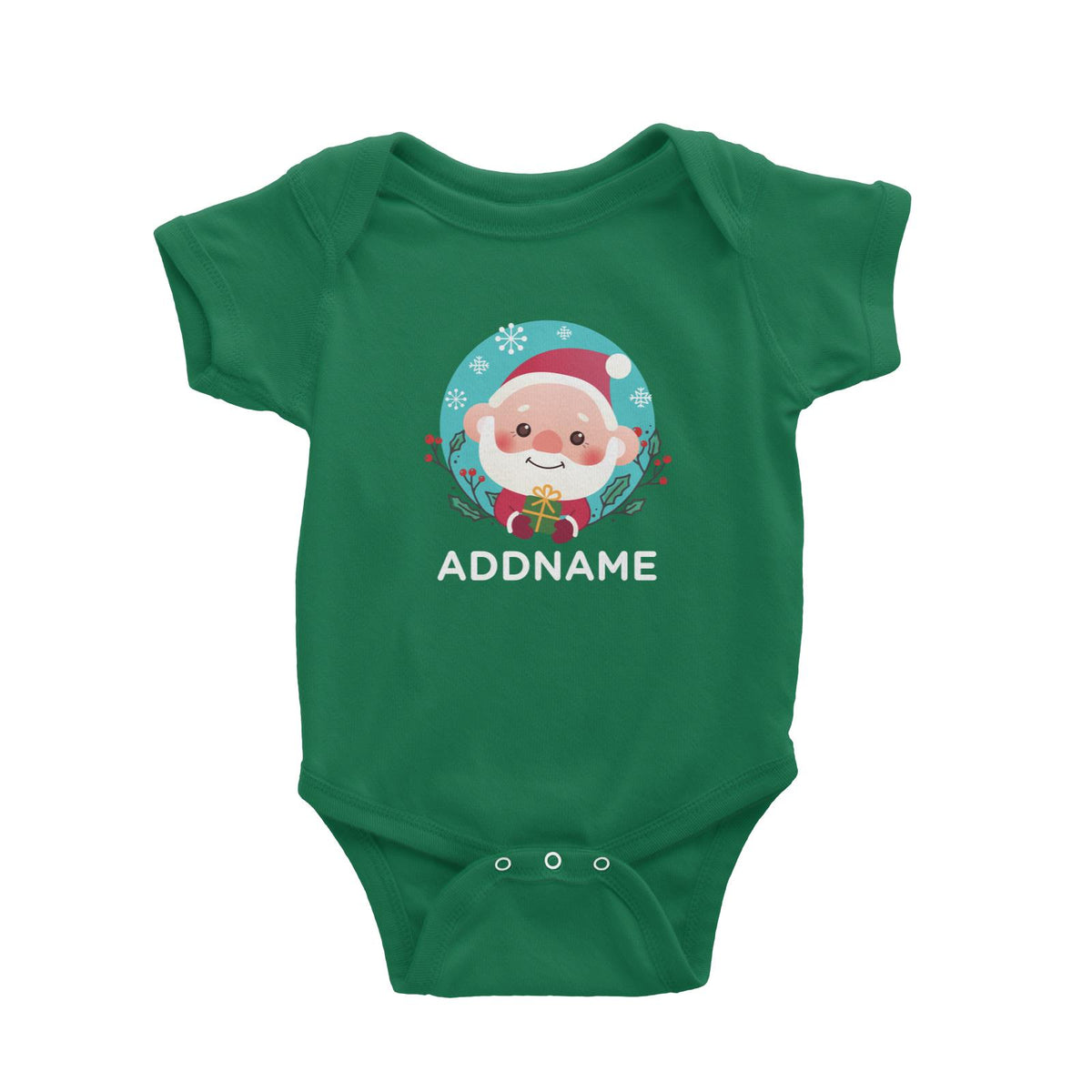 Christmas Cute Animal Series Cute Santa Baby Romper