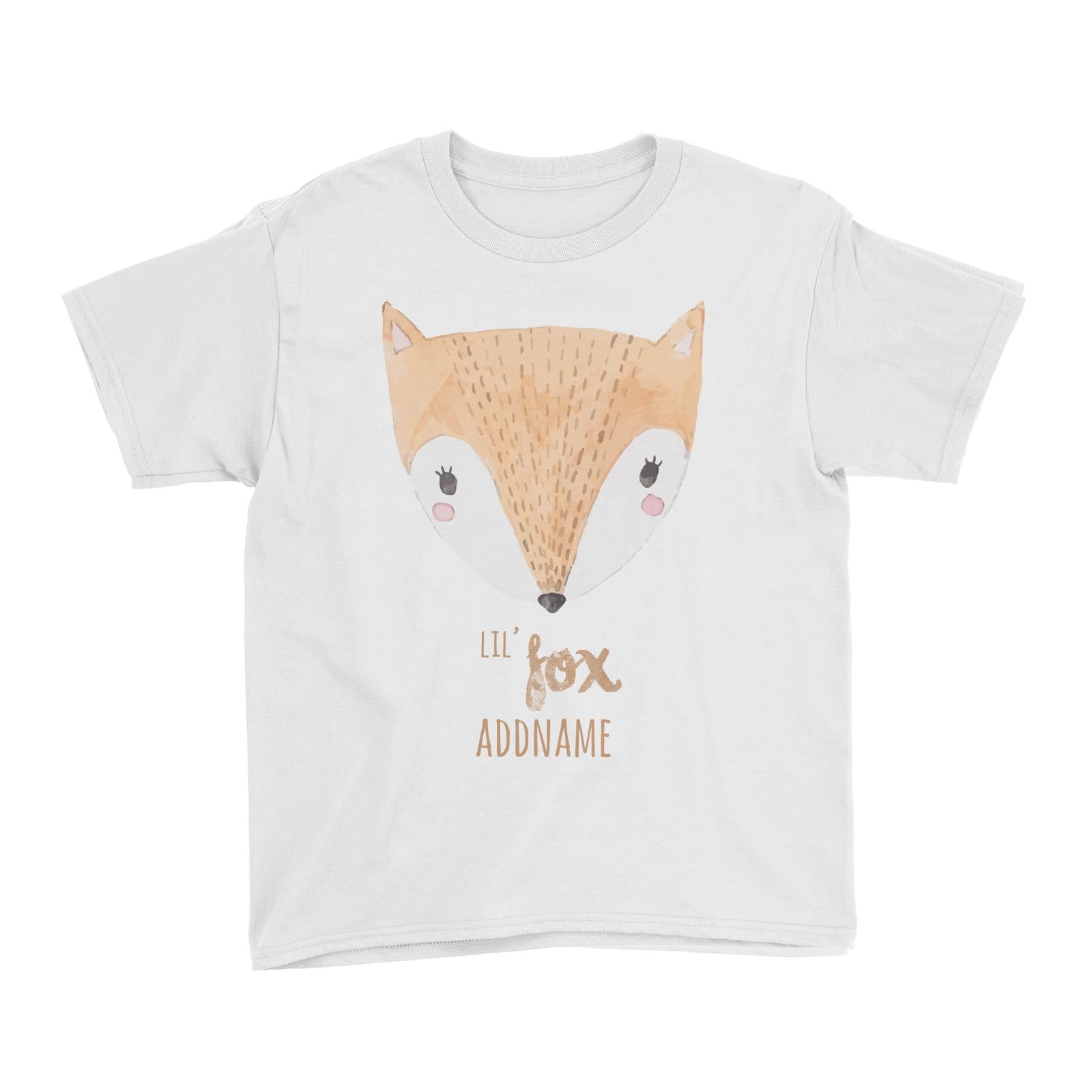 Lil Fox White Kid's T-Shirt