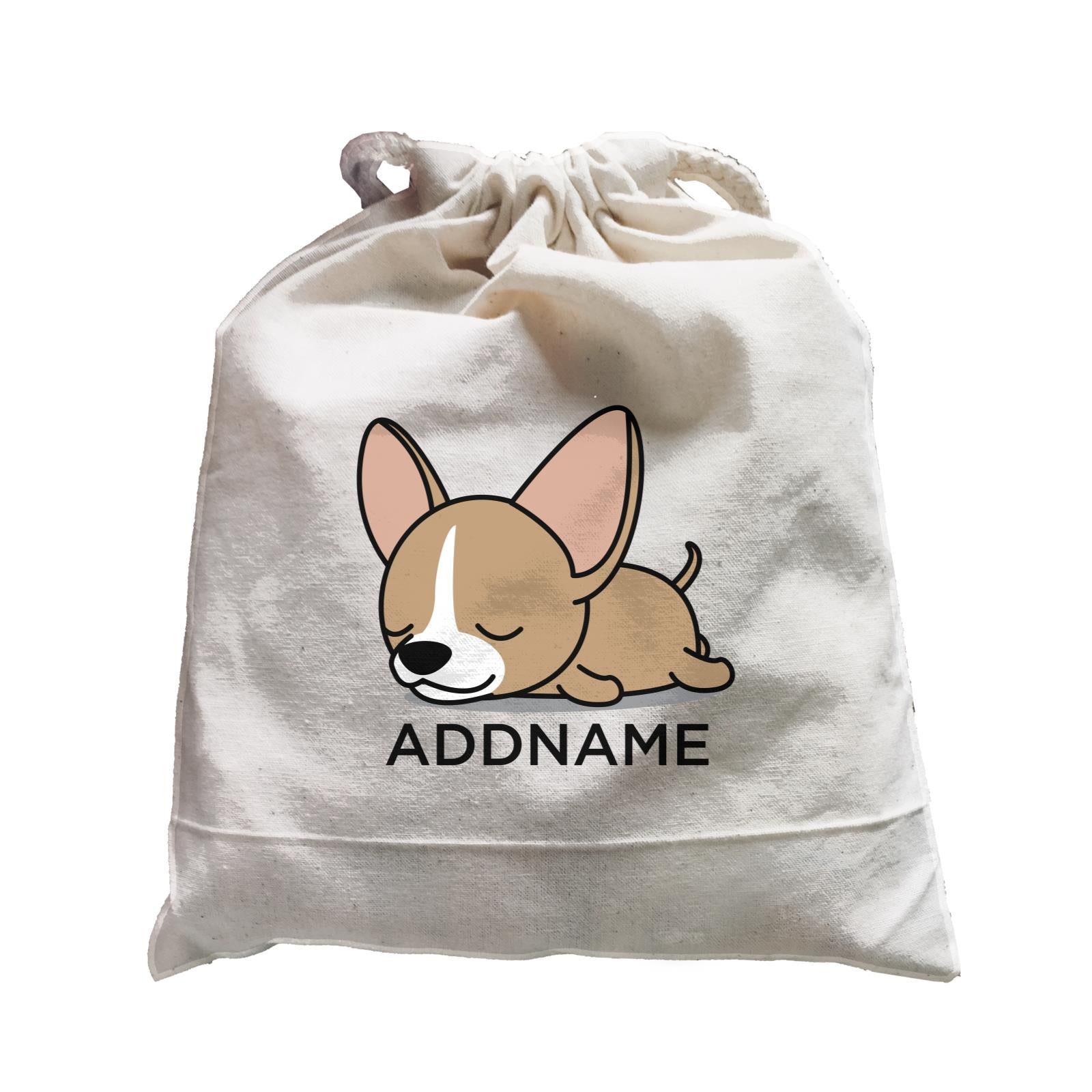 Lazy Chihuahua Dog Addname Satchel