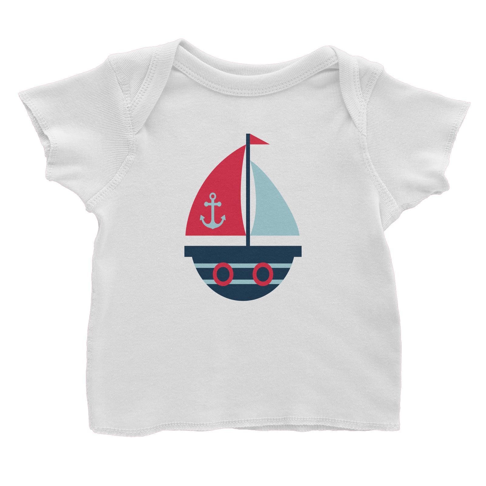 Sailor Boat Baby T-Shirt  Matching Family Personalizable Designs