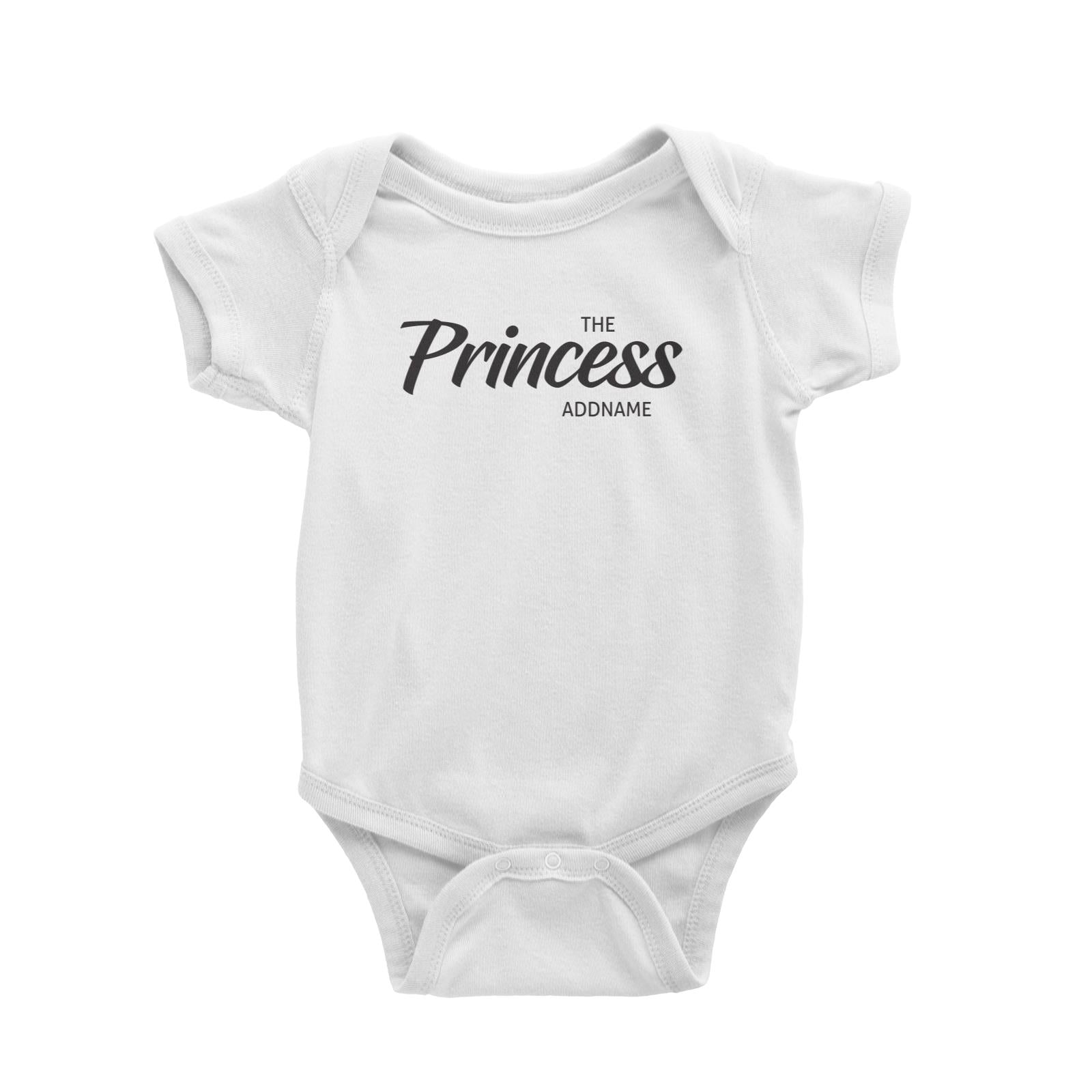 The Princess Addname (FLASH DEAL) Baby Romper Personalizable Designs Matching Family Royal Family Edition Royal Simple