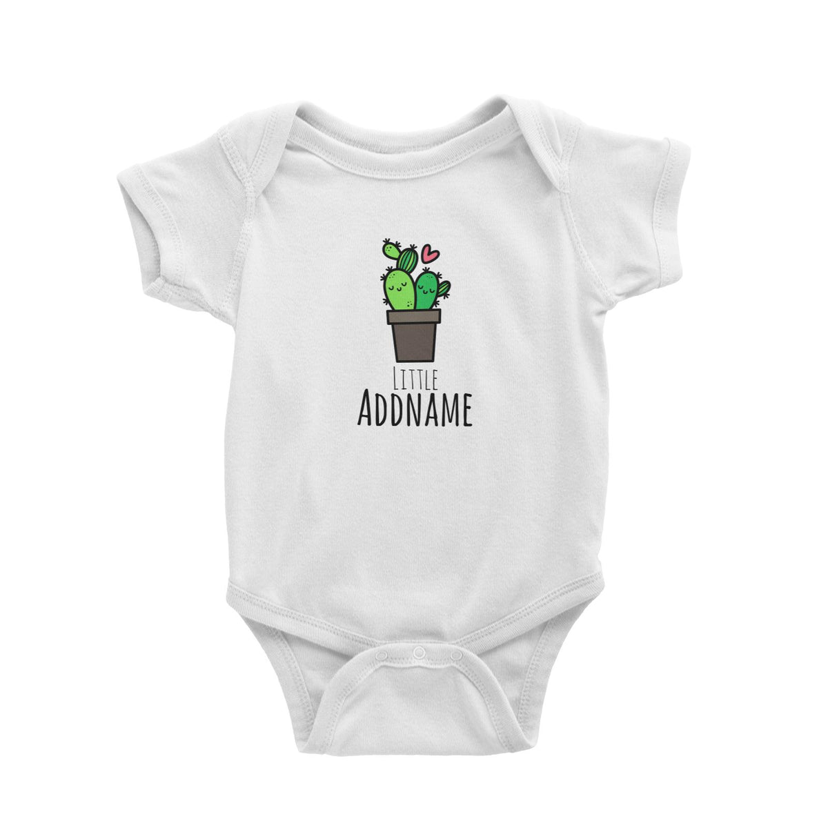 Drawn Newborn Element Little Cactus Addname Baby Romper