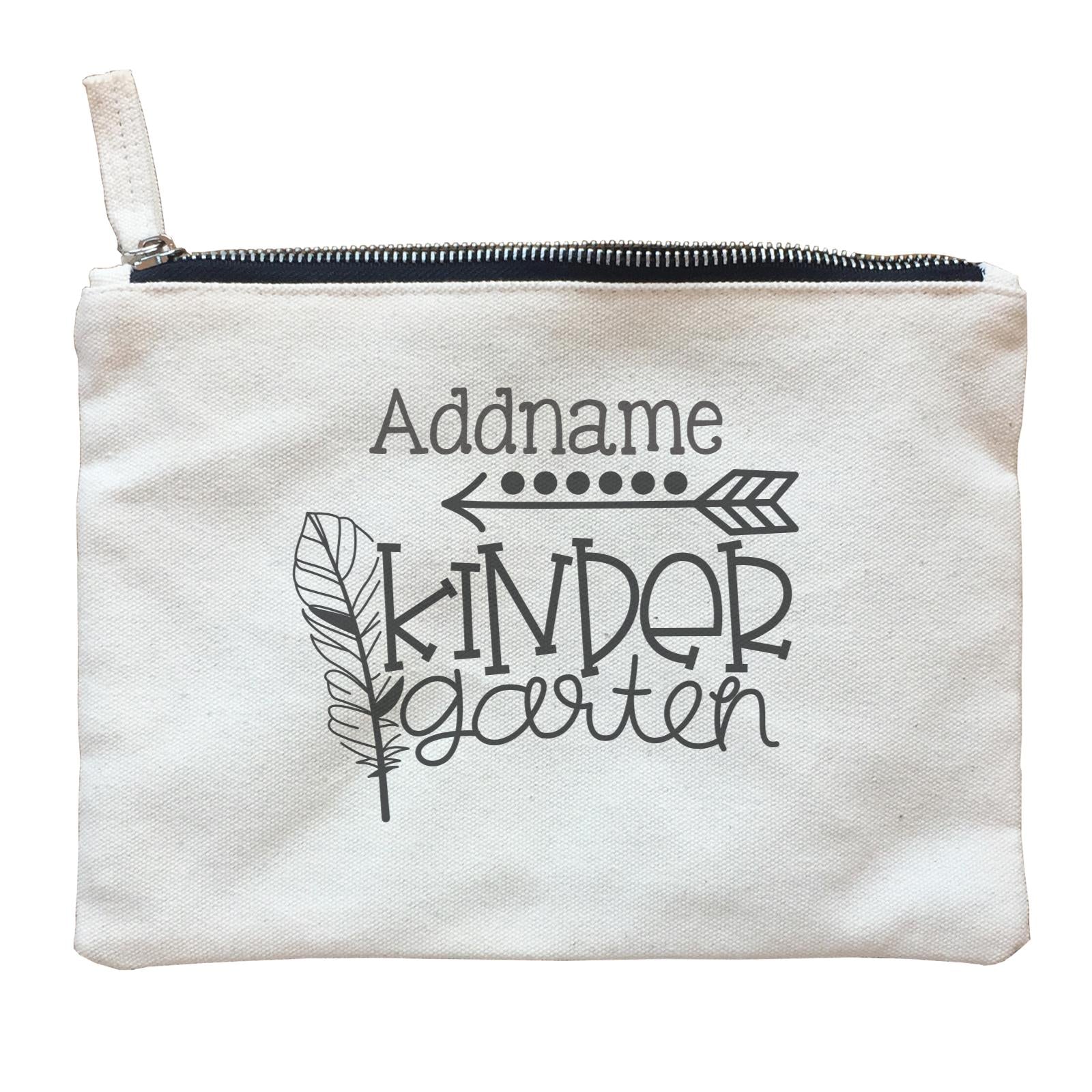 Graduation Series Second Grade with Feather Zipper Pouch