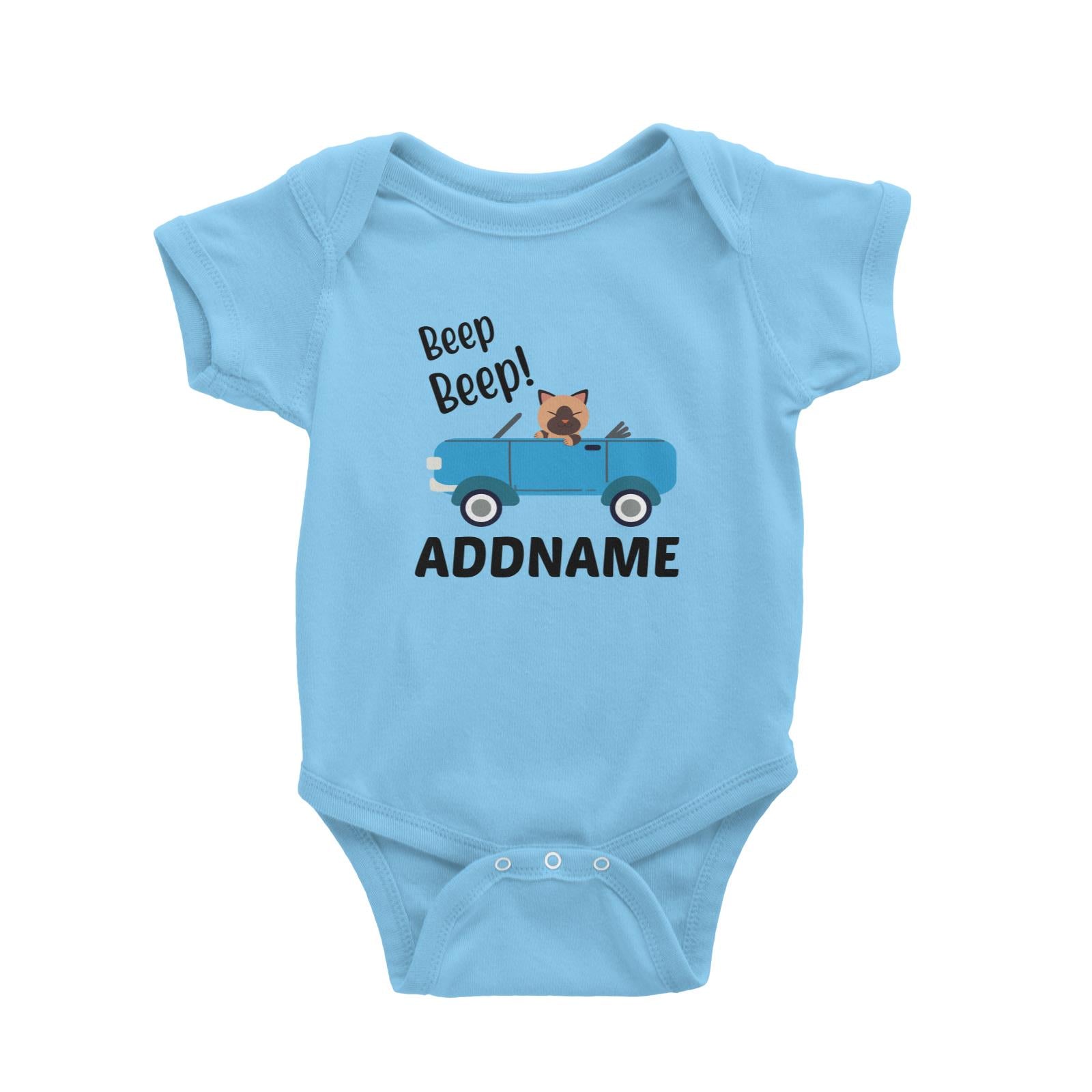 Beep Beep Addname Baby Romper