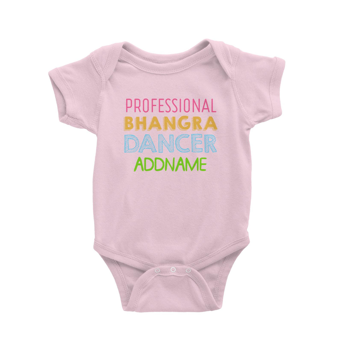 Professional Bhangra Dancer Addname Baby Romper
