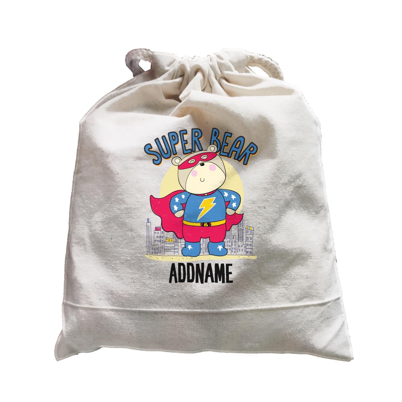 Cool Vibrant Series Super Bear Addname Satchel