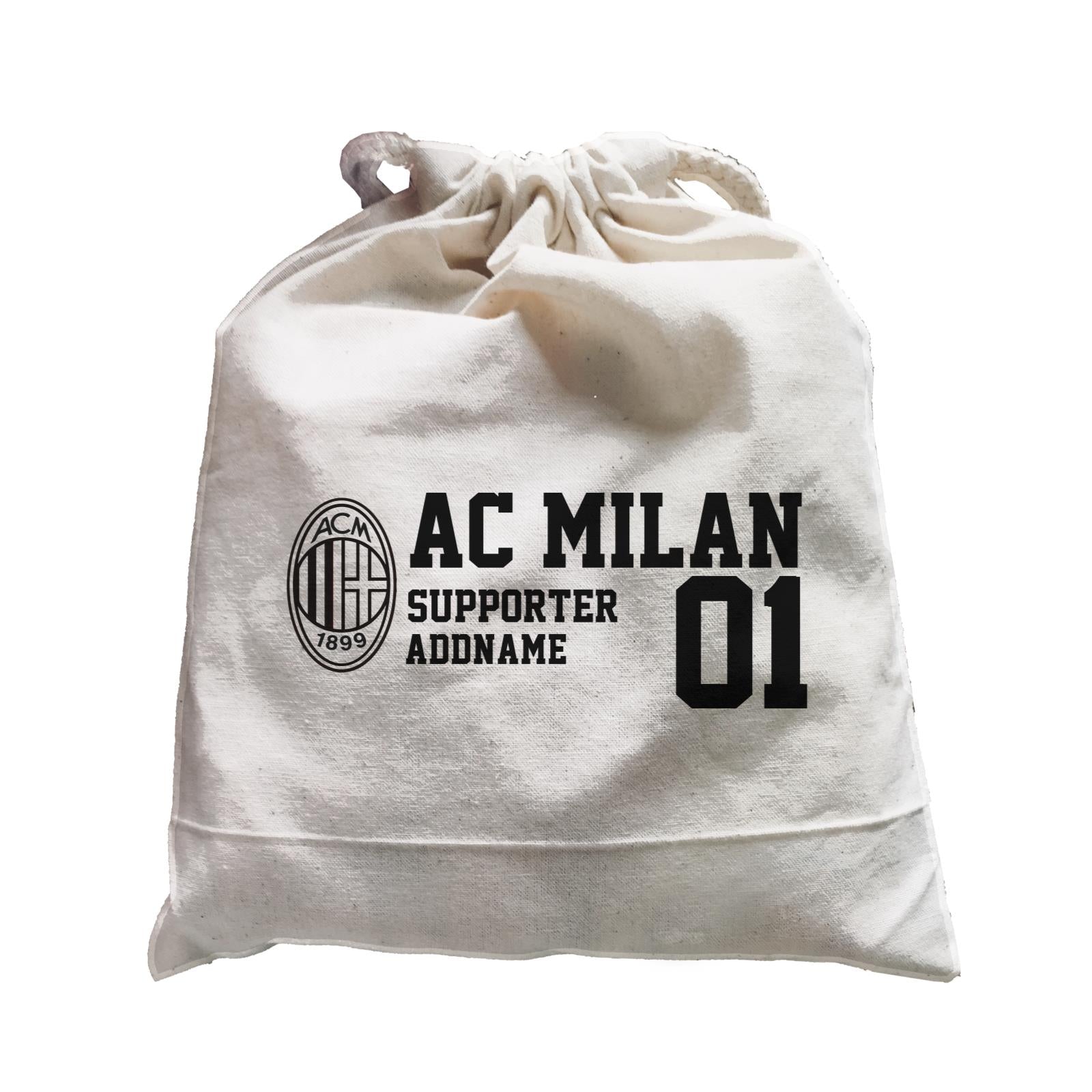 AC Milan Football Supporter Accessories Addname Satchel