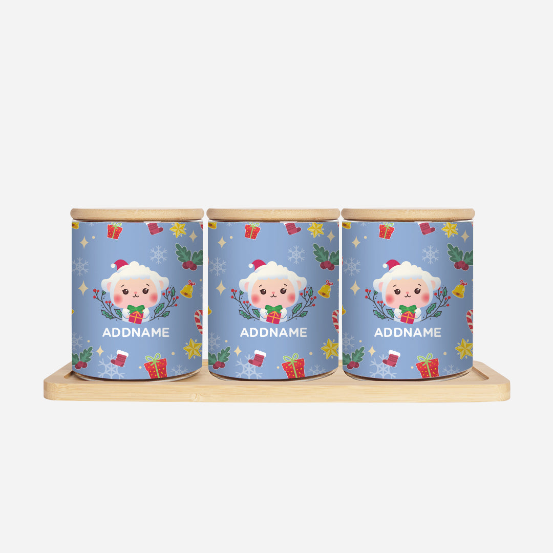 Christmas Cute Animal Series Canister - Sheep