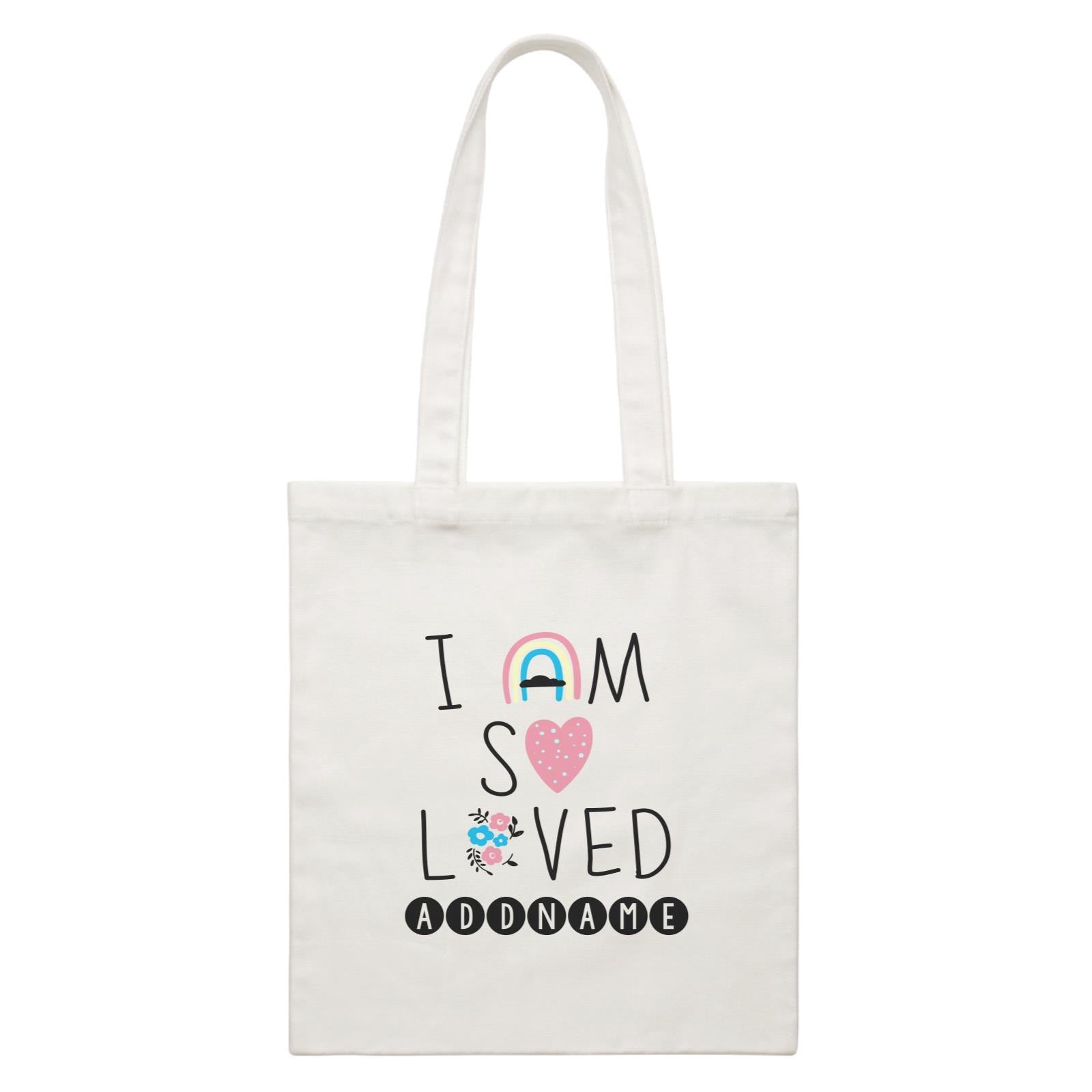Children's Day Gift Series I Am So Loved Addname  Canvas Bag