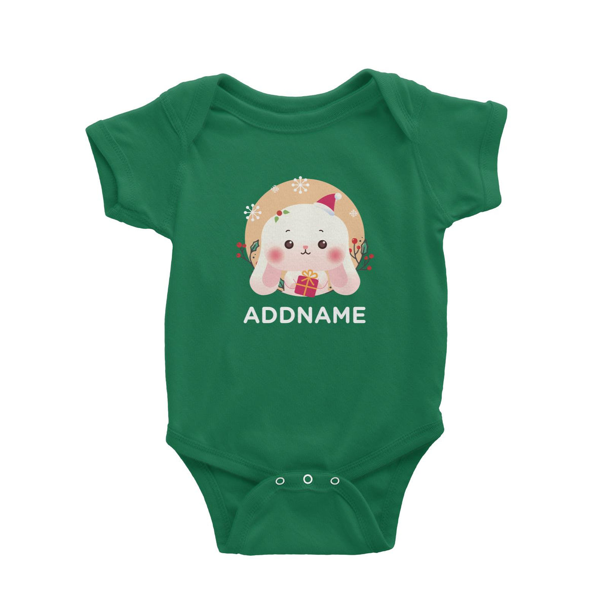 Christmas Cute Animal Series Cute Rabbit Baby Romper