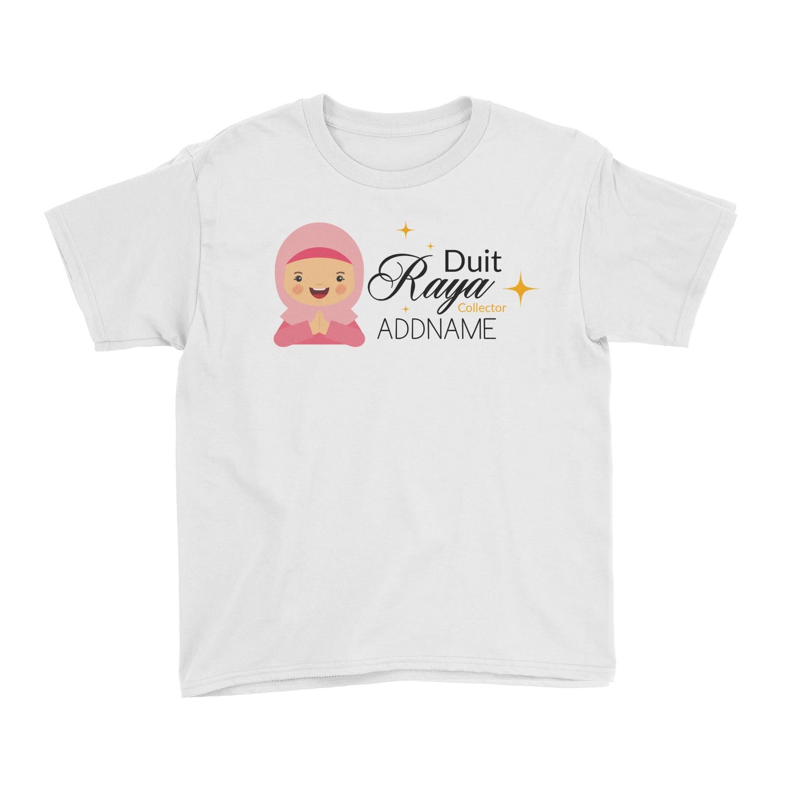 Duit Raya Collector Lady Kid's T-Shirt  Personalizable Designs Sweet Character
