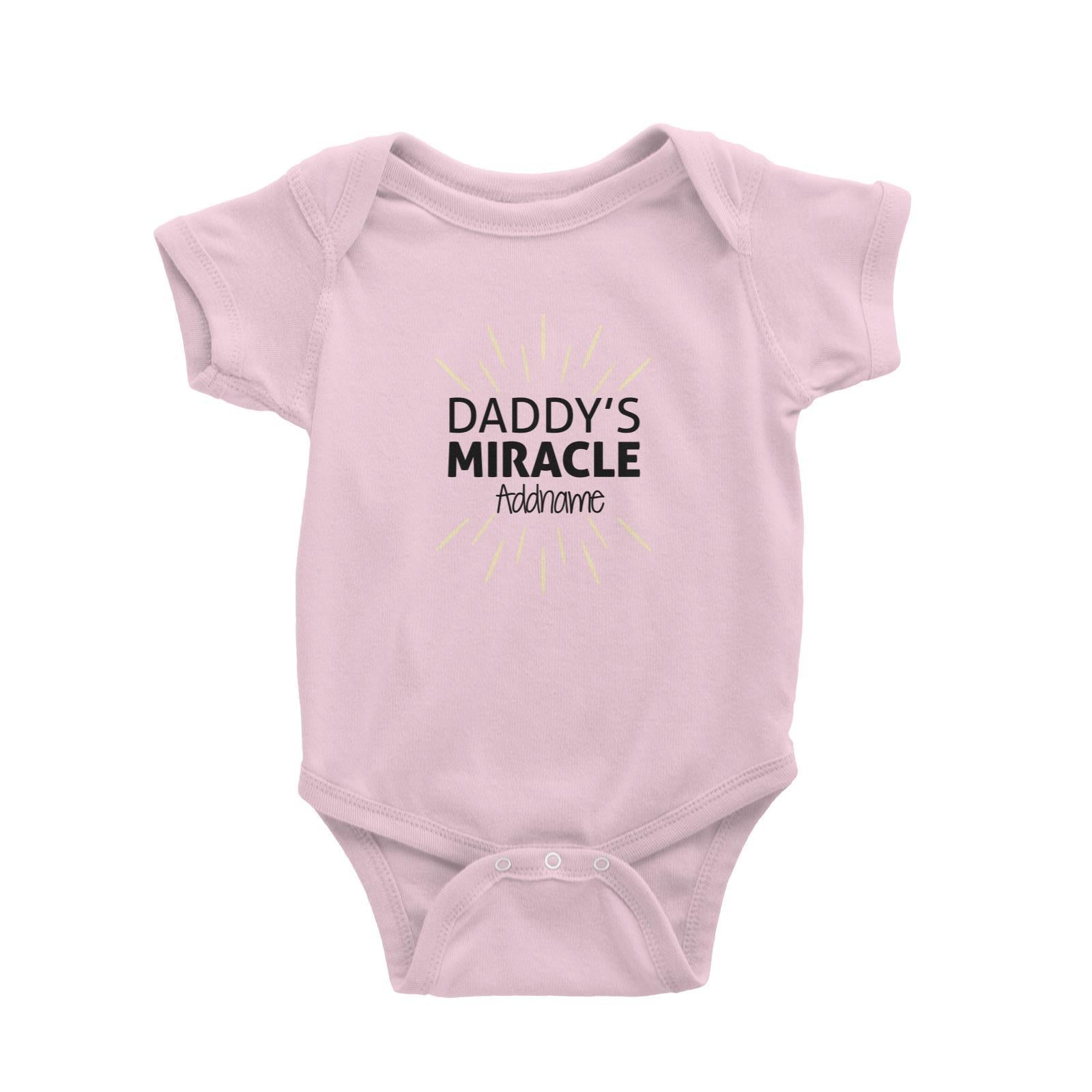 Daddys Miracle Addname Baby Romper
