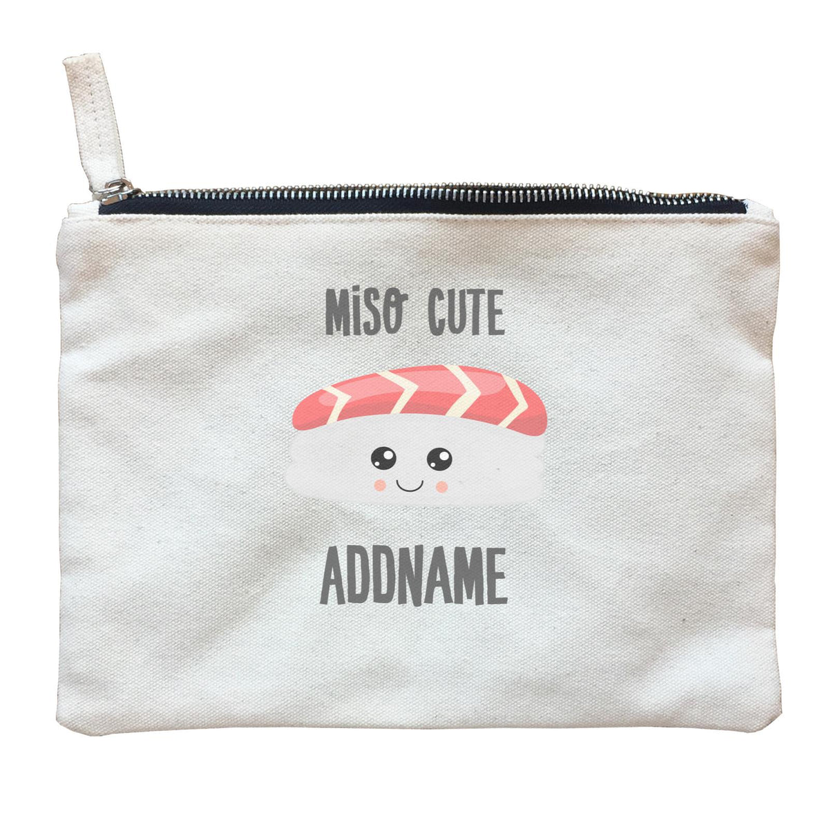 Miso Cute Tuna Sushi Addname Zipper Pouch
