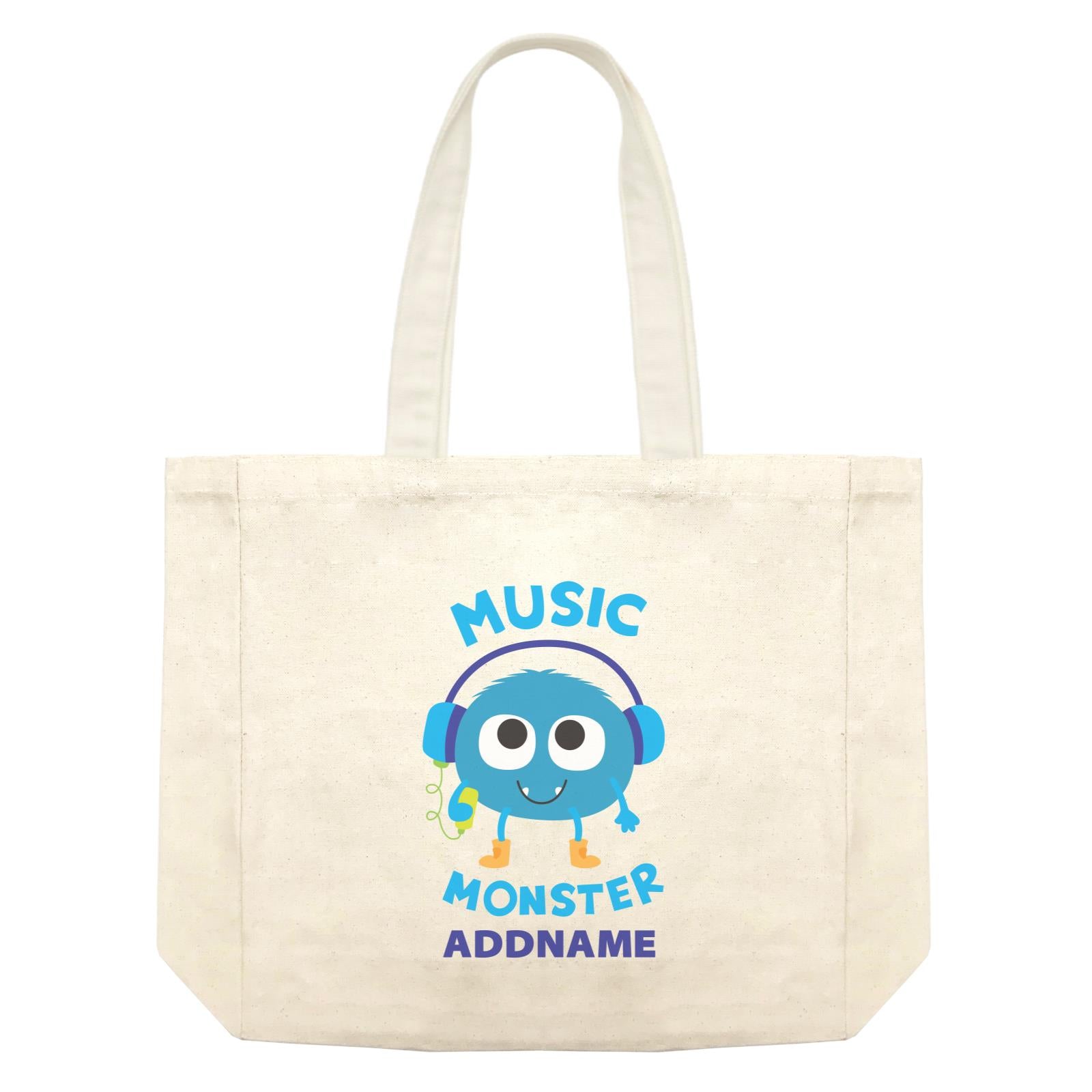 Cool Cute Monster Music Monster Addname Shopping Bag