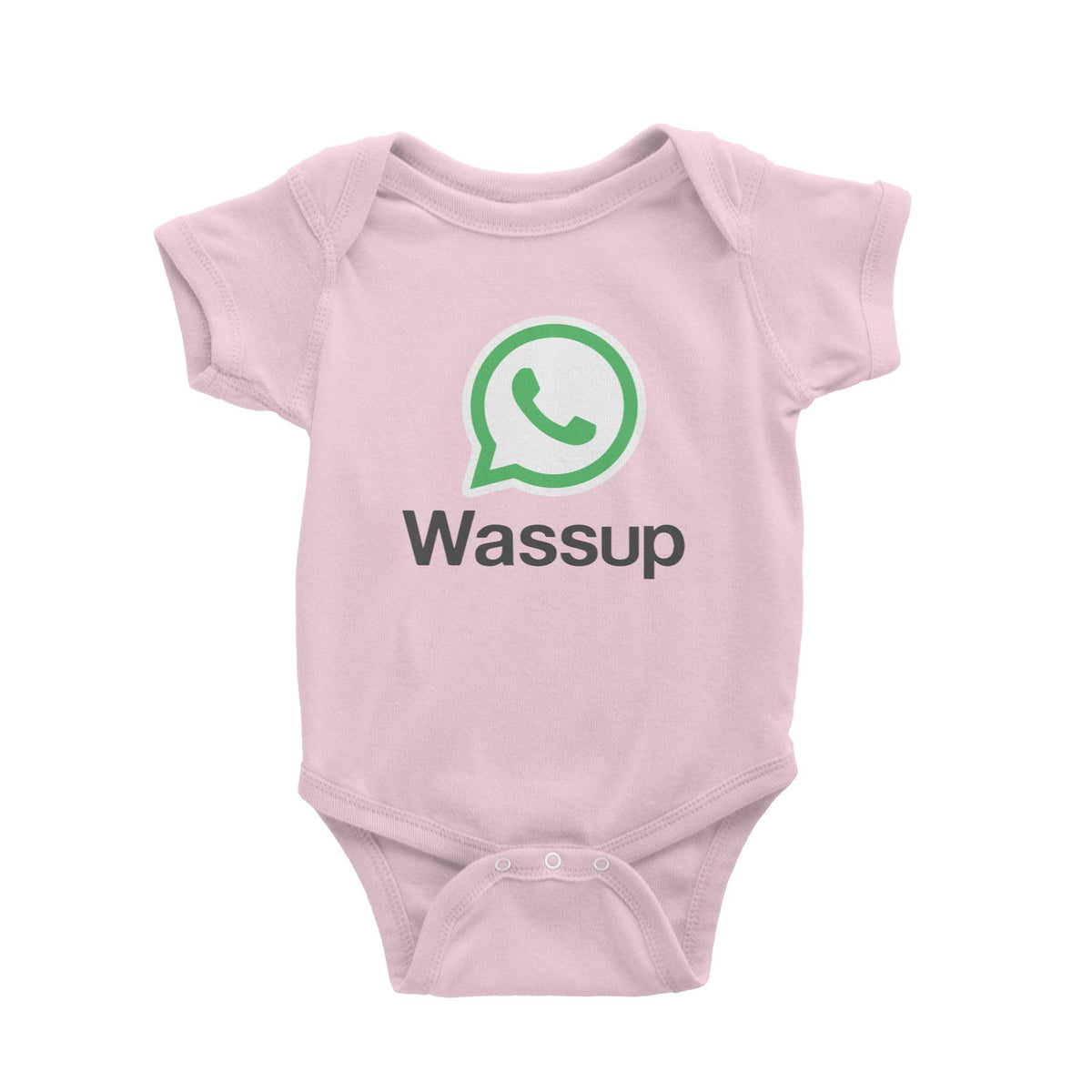 Slang Statement Wassup Baby Romper