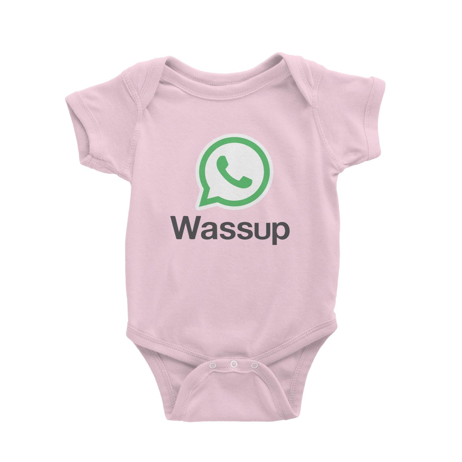 Slang Statement Wassup Baby Romper