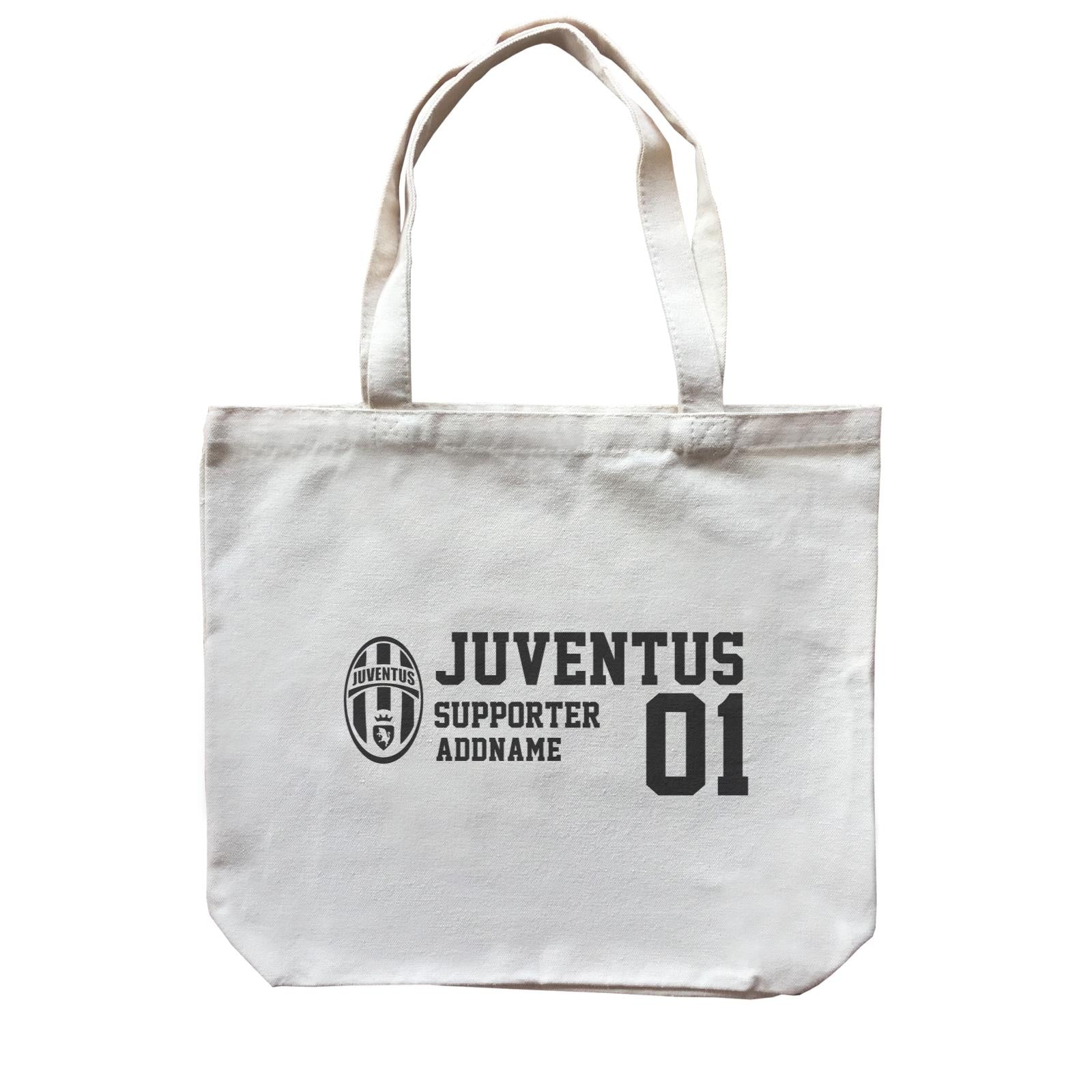 Juventus Football Supporter Accessories Addname Canvas Bag