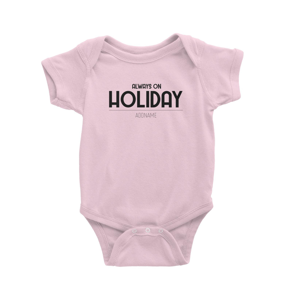 Always On Holiday Baby Romper
