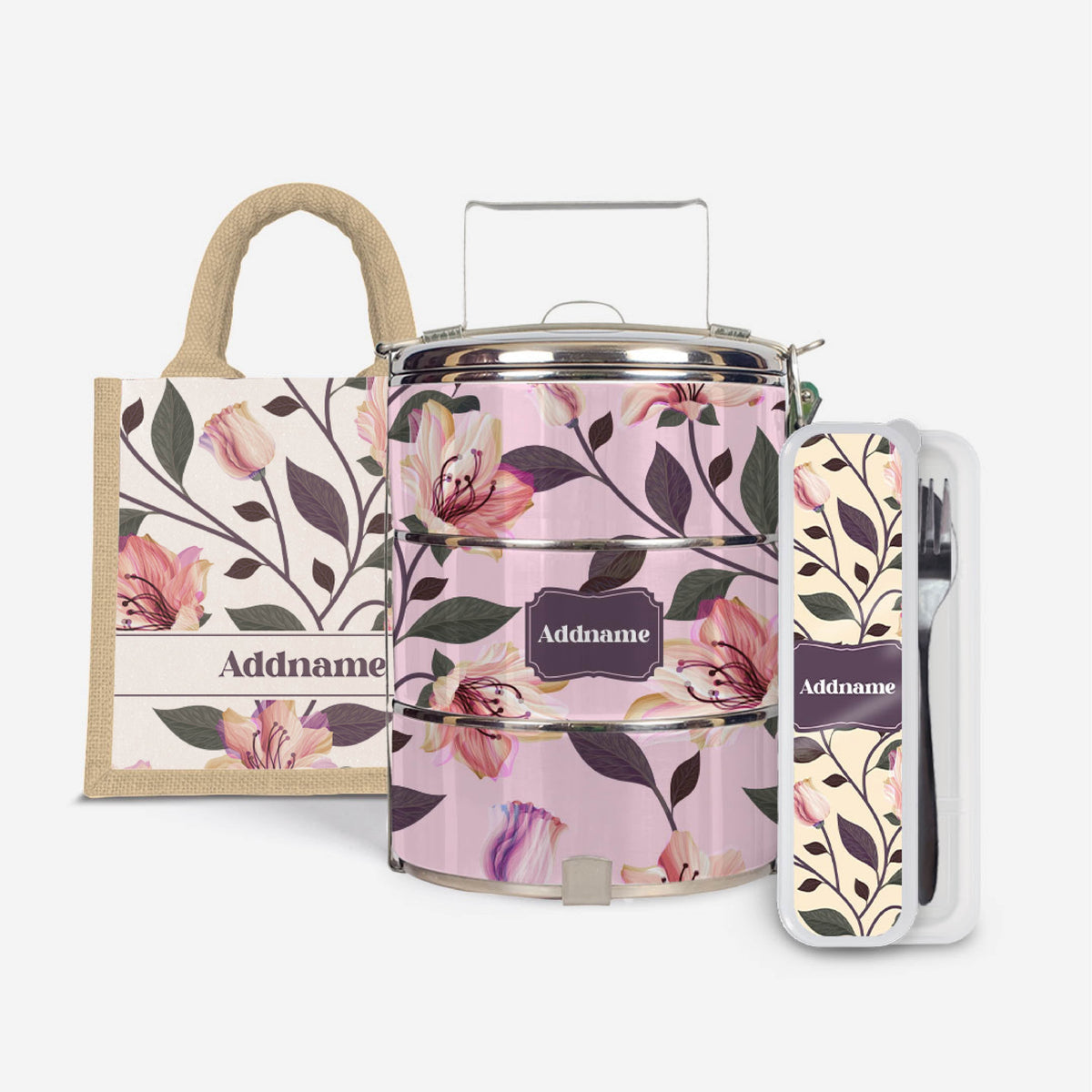 Classic Kesuma Series - Set Kasih Romantic Pink