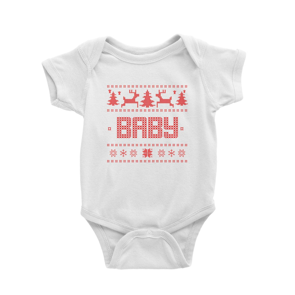 Christmas Sweater Baby Baby Romper  Matching Family