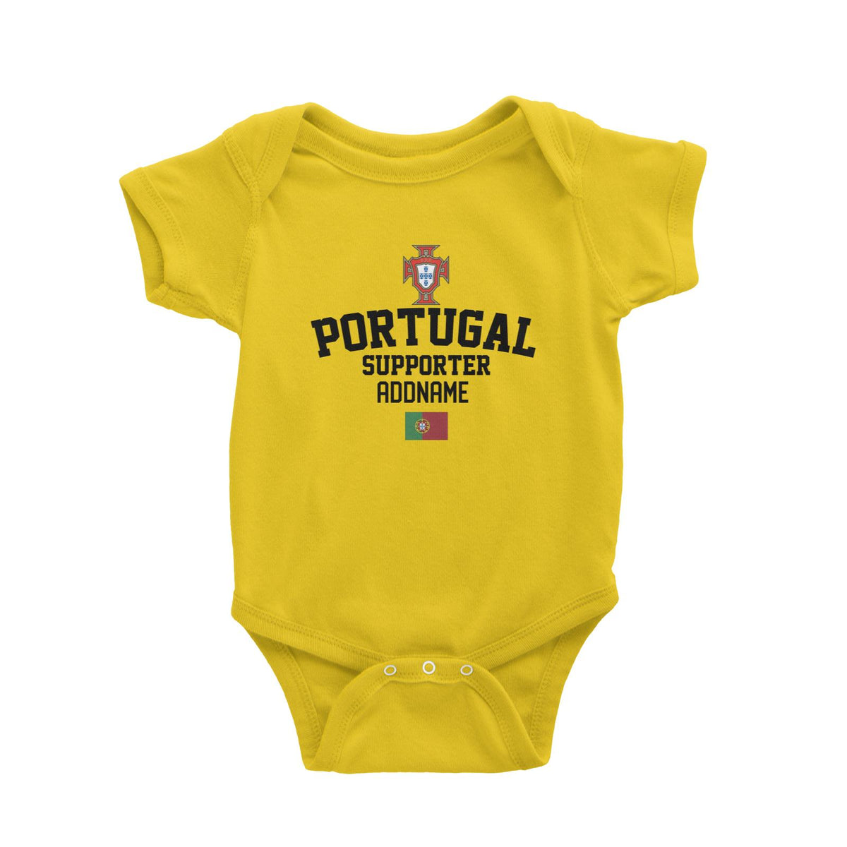 Portugal Supporter World Cup Addname Baby Romper