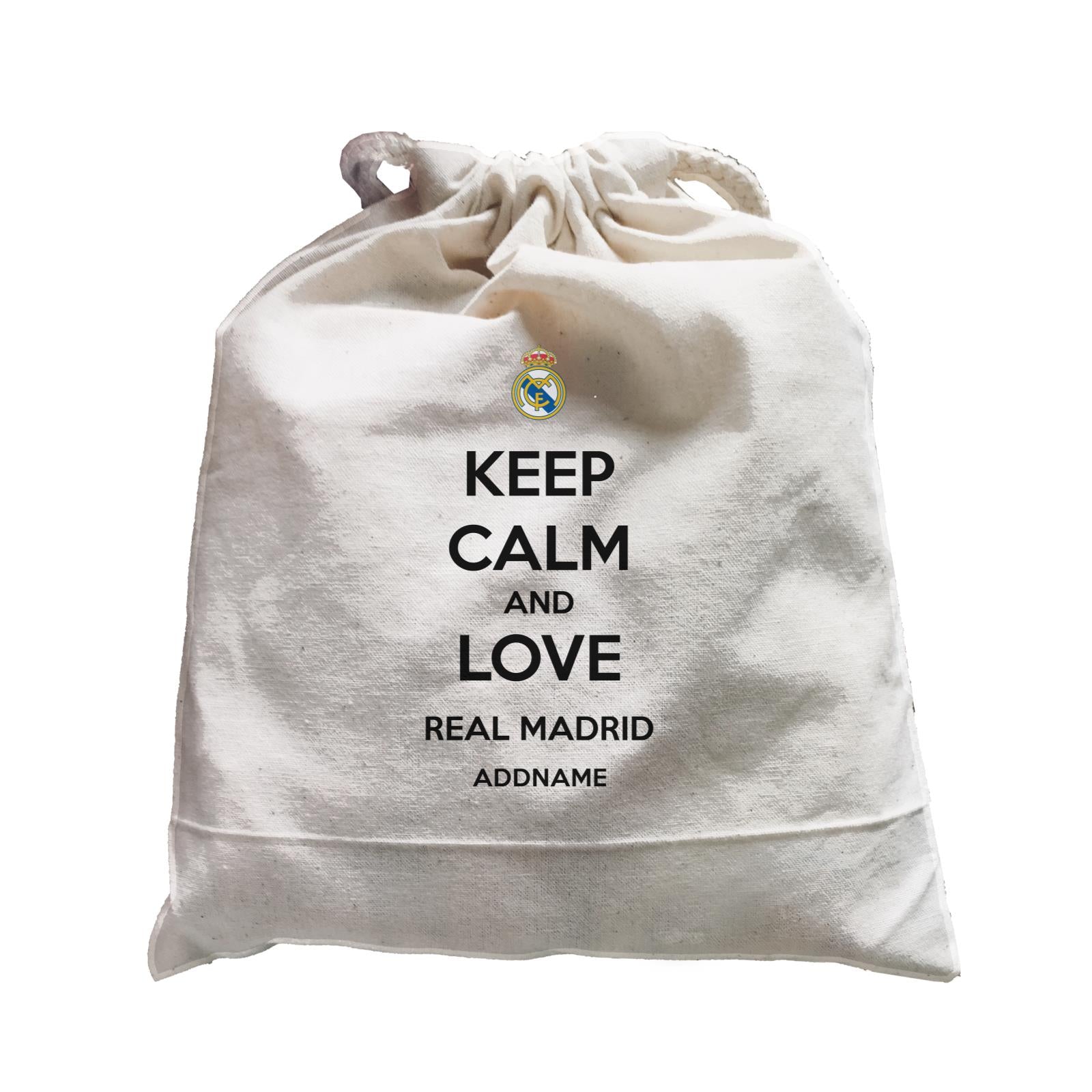 Real Madrid Football Keep Calm And Love Series Addname Satchel