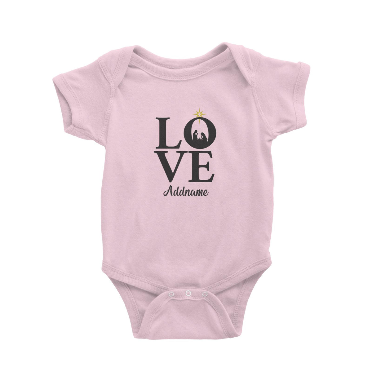 Xmas LOVE Nativity Scene Baby Romper