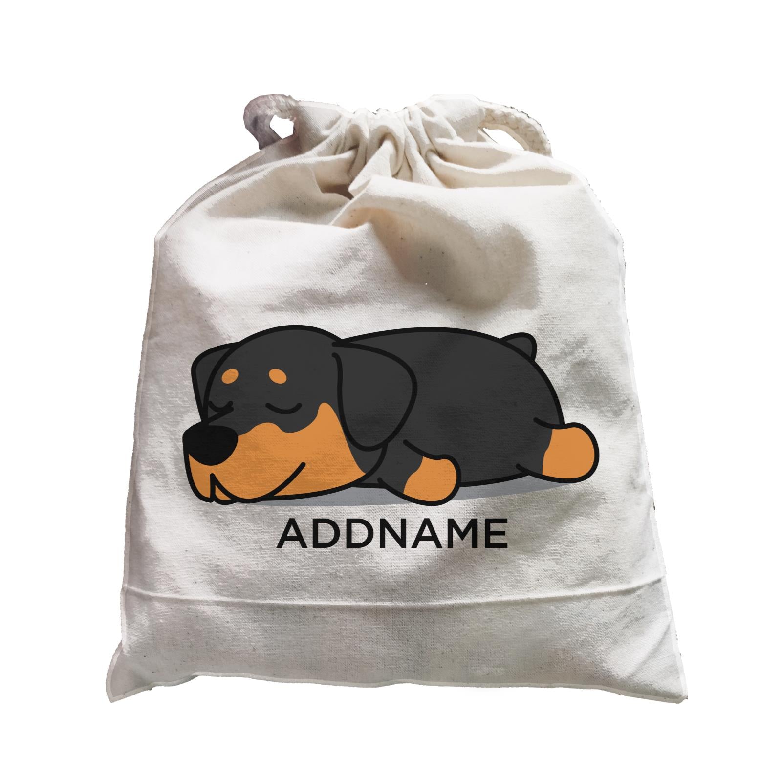 Lazy Rottweiler Dog Addname Satchel