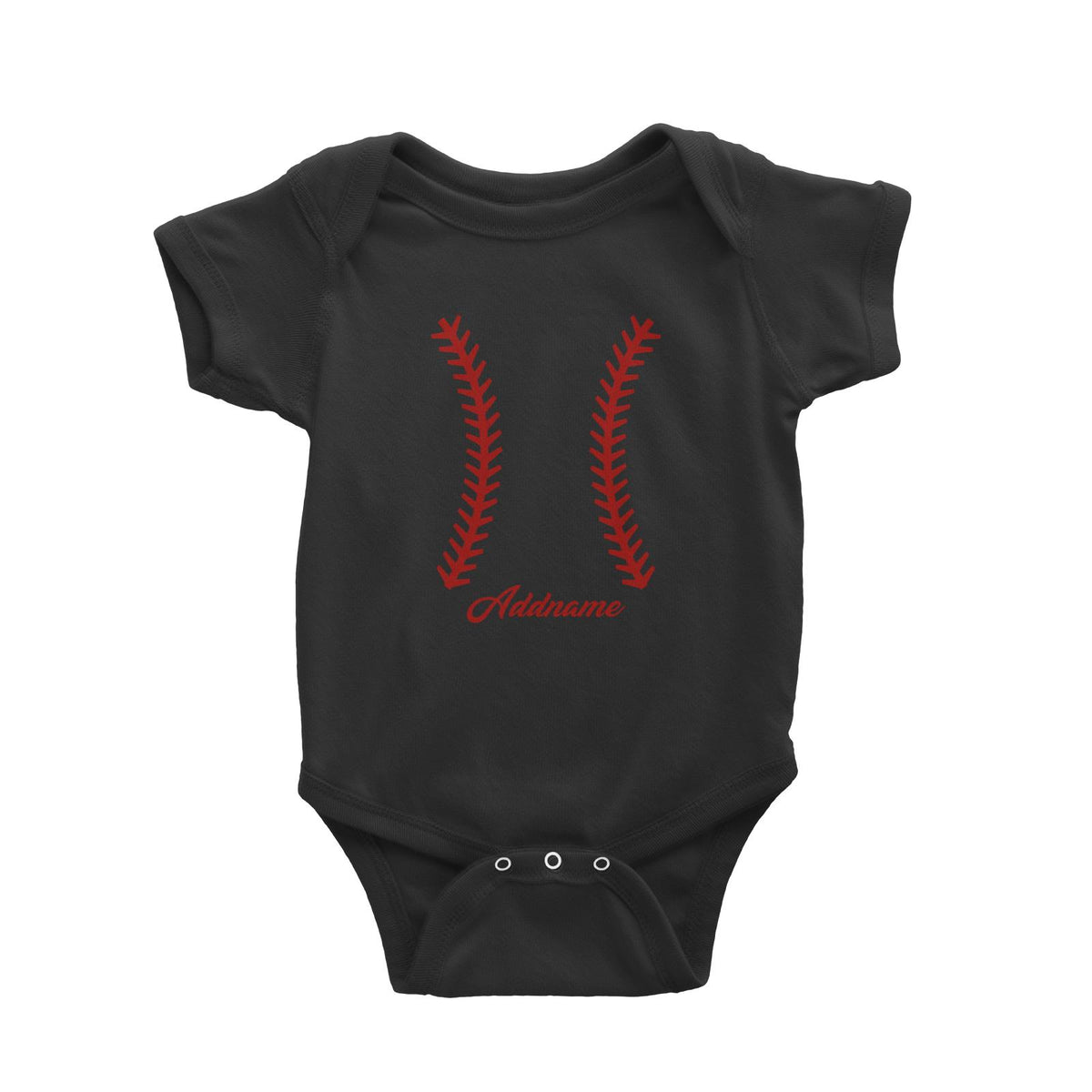 Baseball Team Stitch Baby Romper