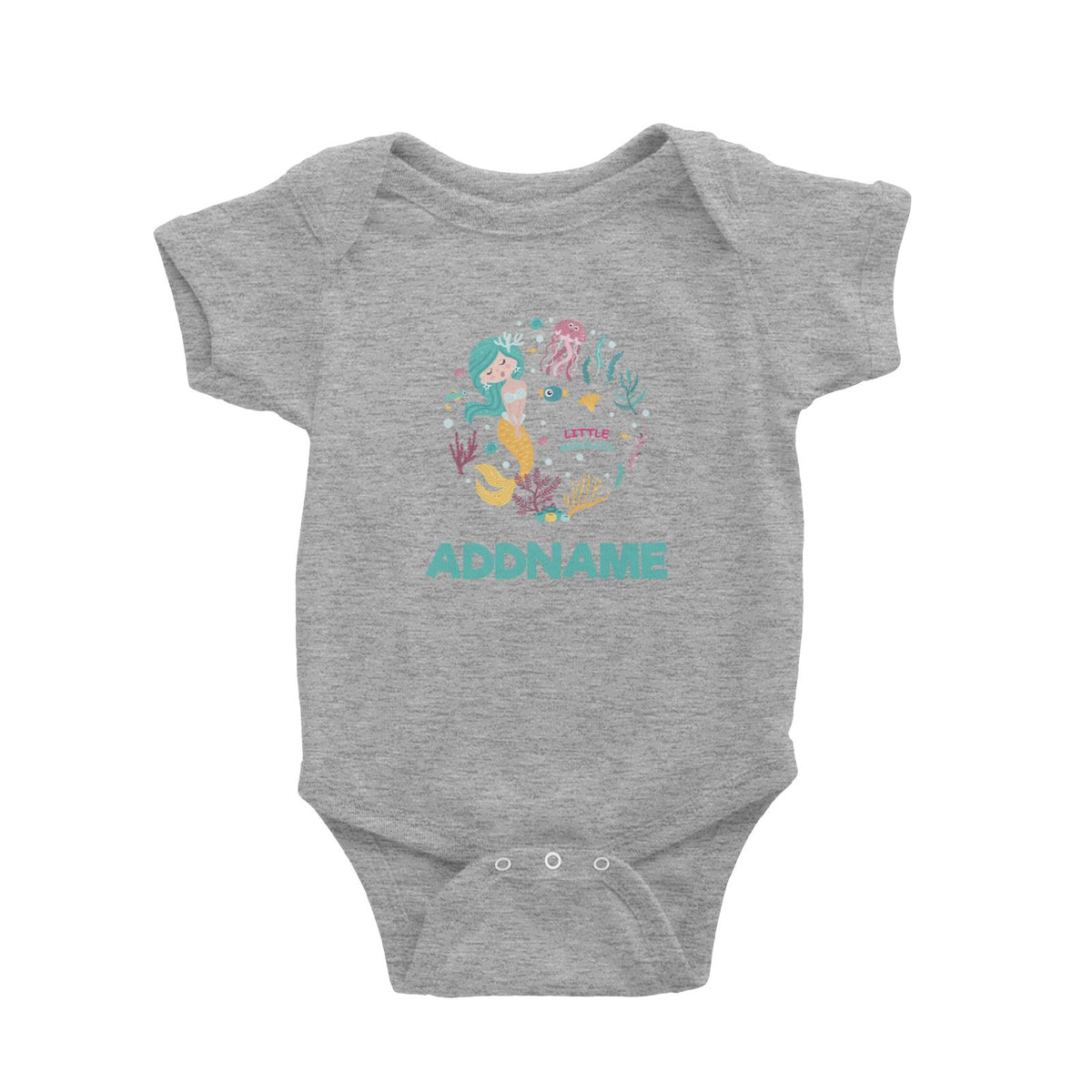 Pop Mermaid  Baby Romper